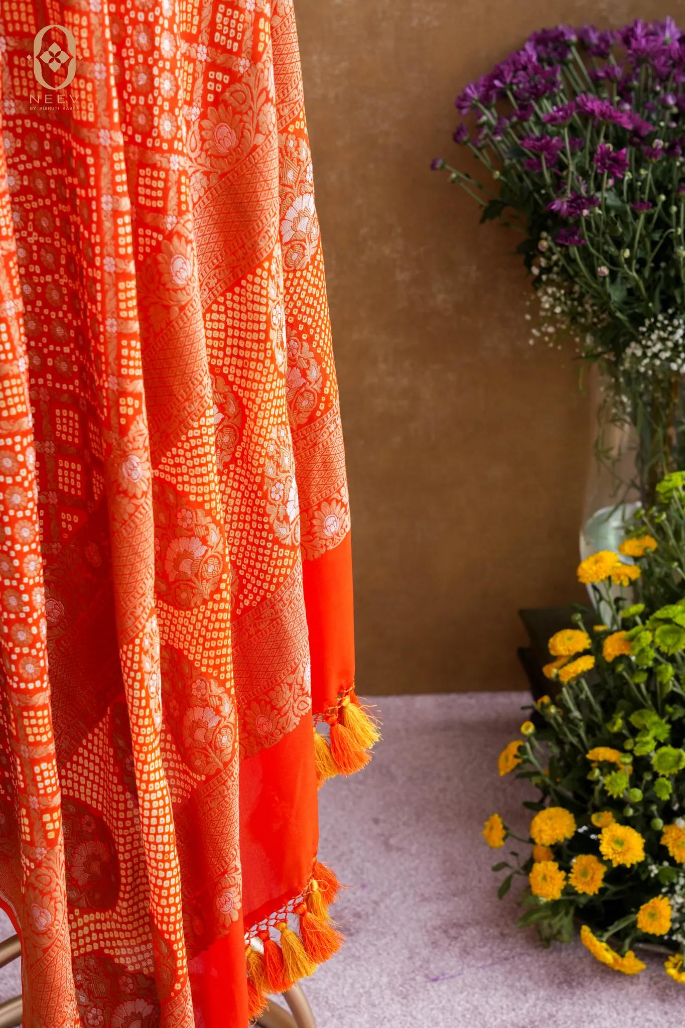 Bandhani Georgette Dupatta