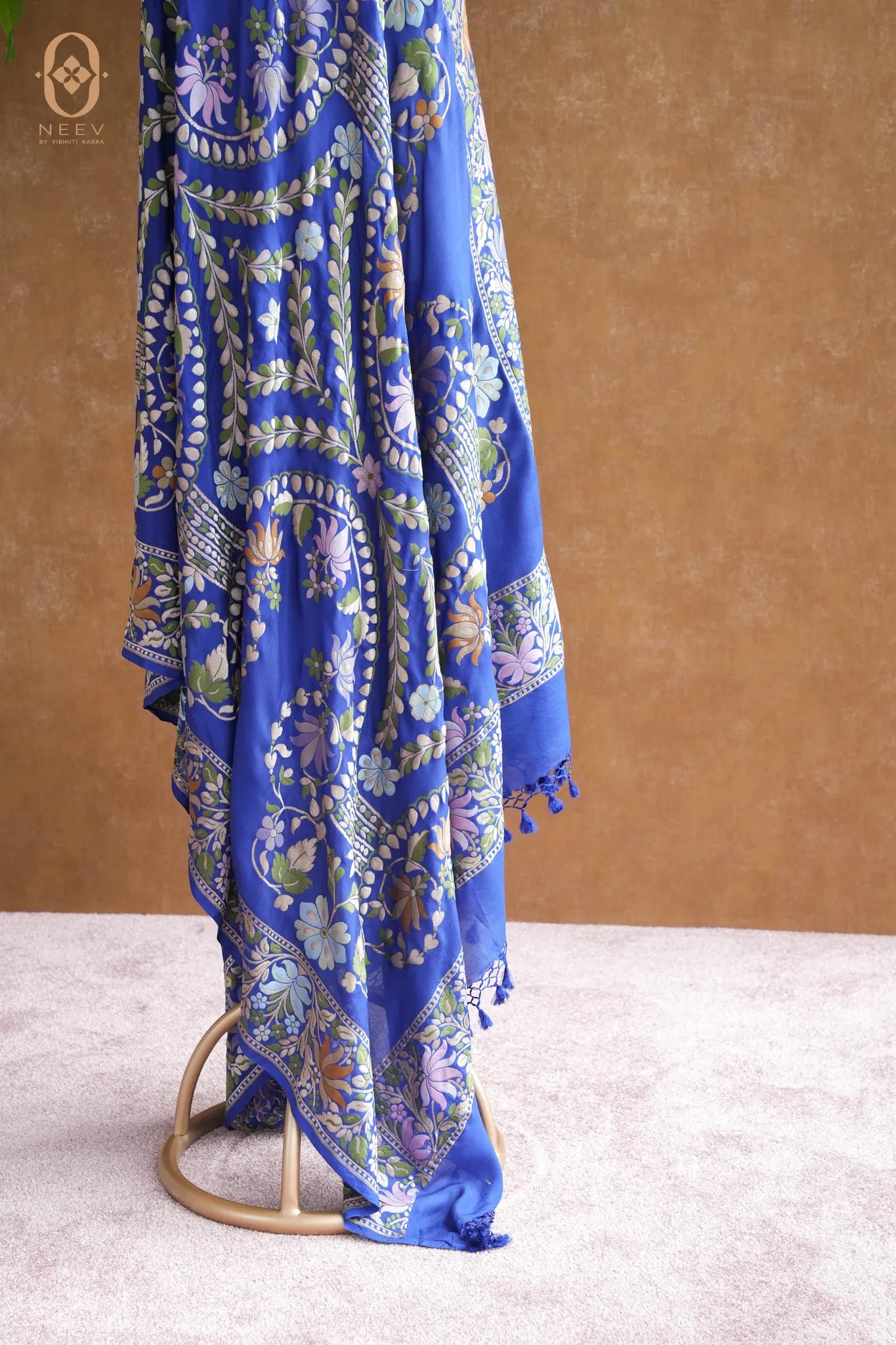 Georgette Multi Meenakari Dupatta