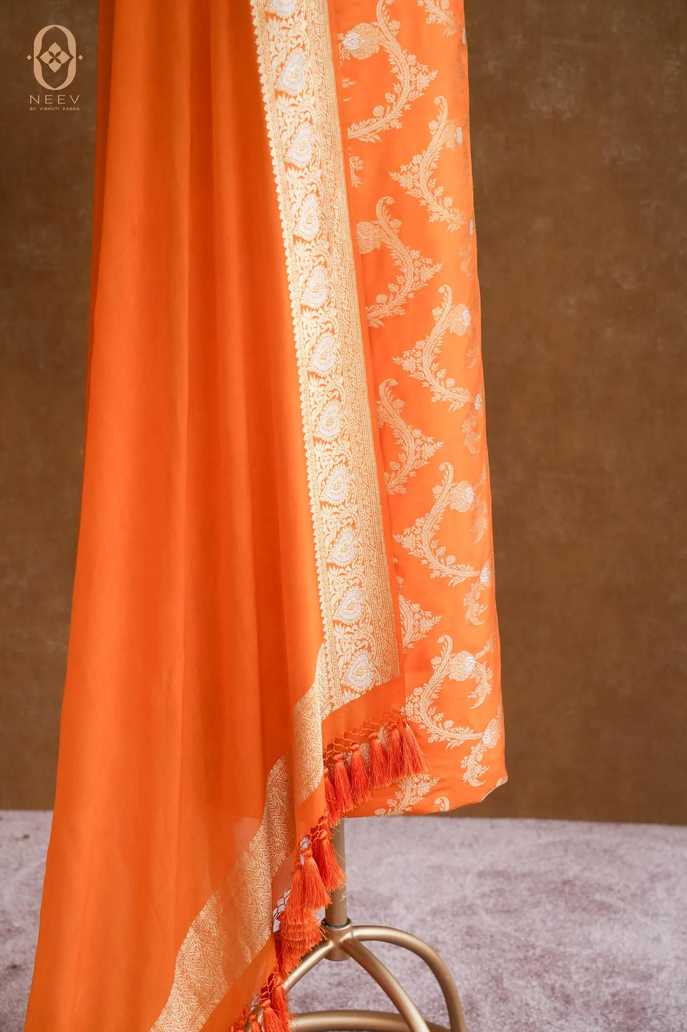Katan Silk Jaal Suit Set