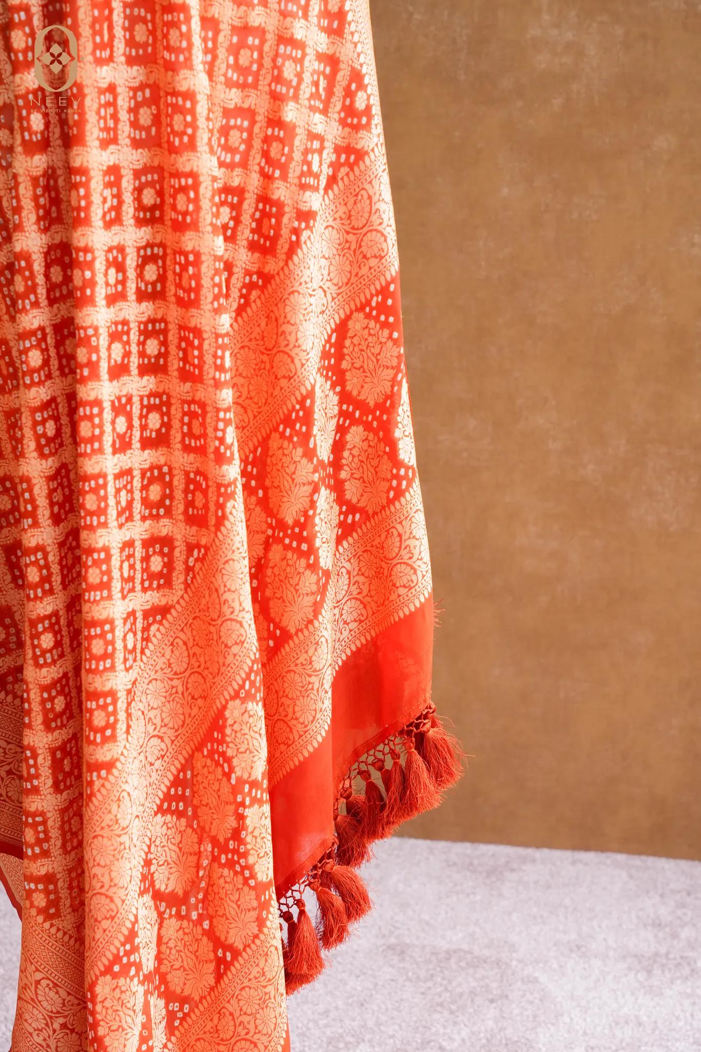 Georgette Bandhani Dupatta