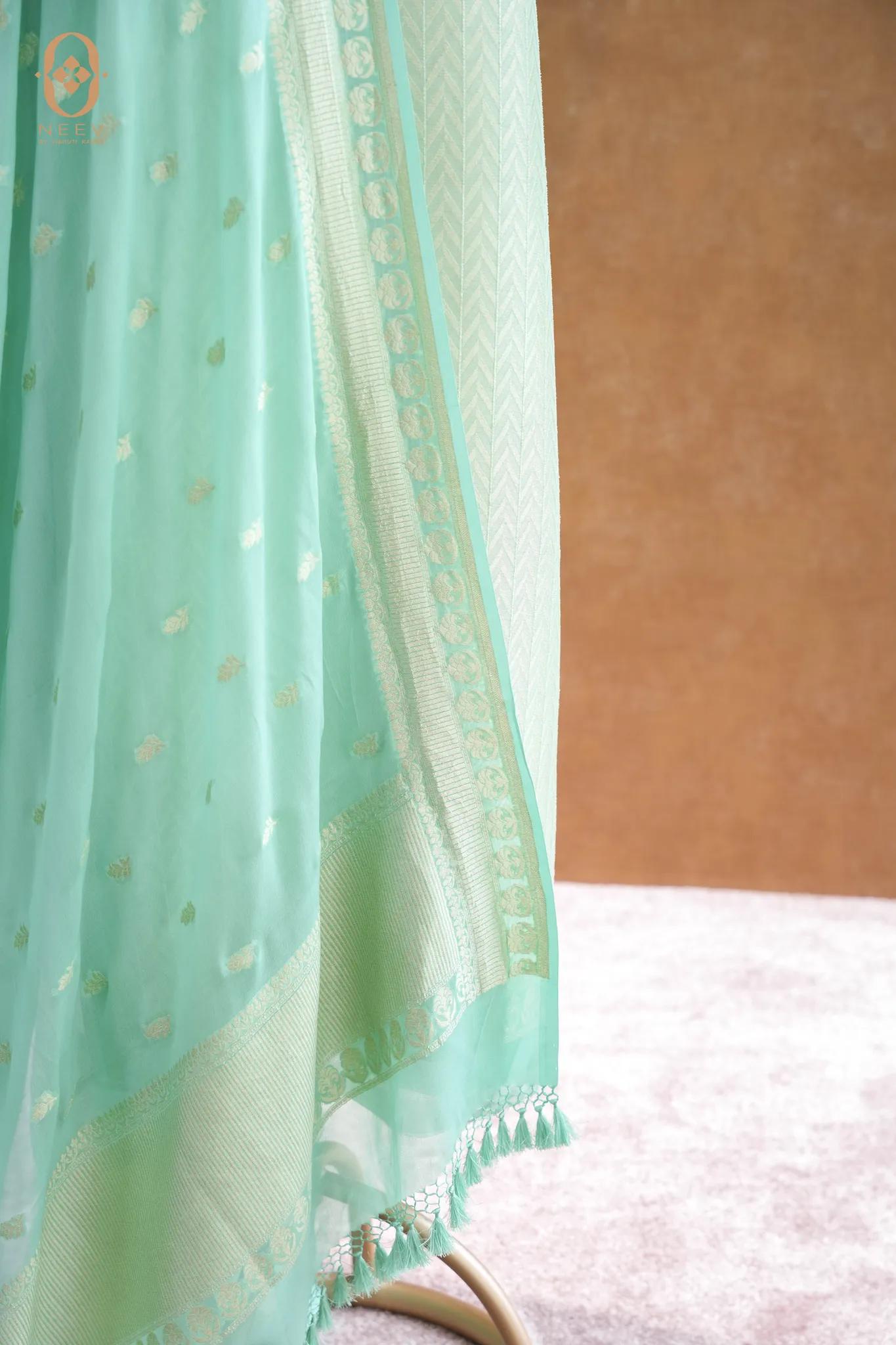 Georgette Brocade Suit Set