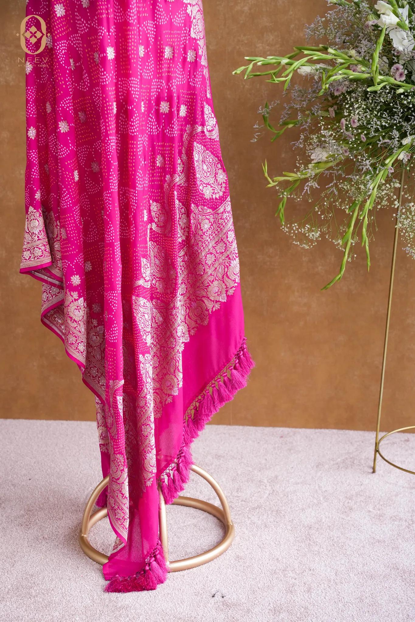 Georgette Bandhani Dupatta