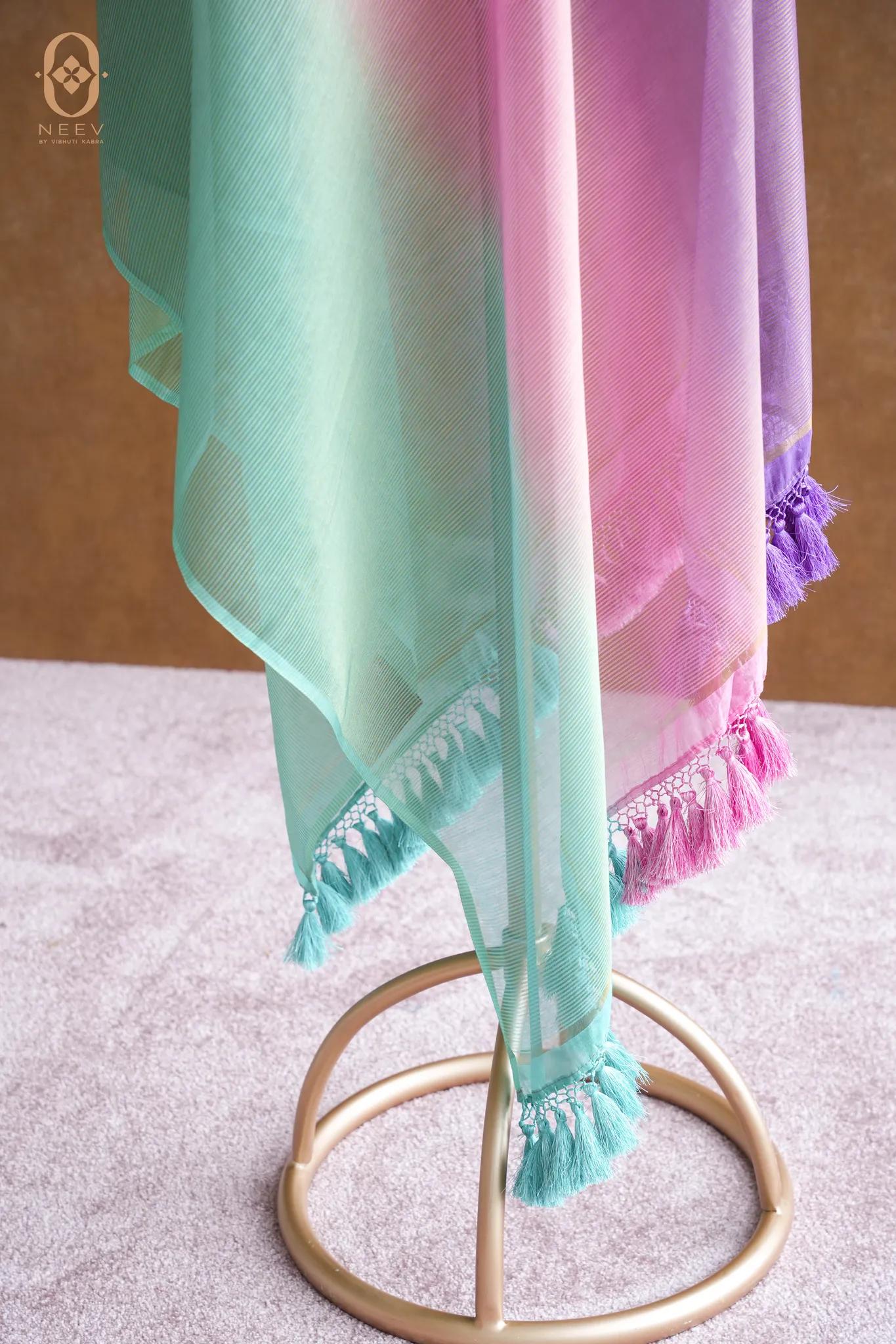 Kora Silk Ombre Dupatta