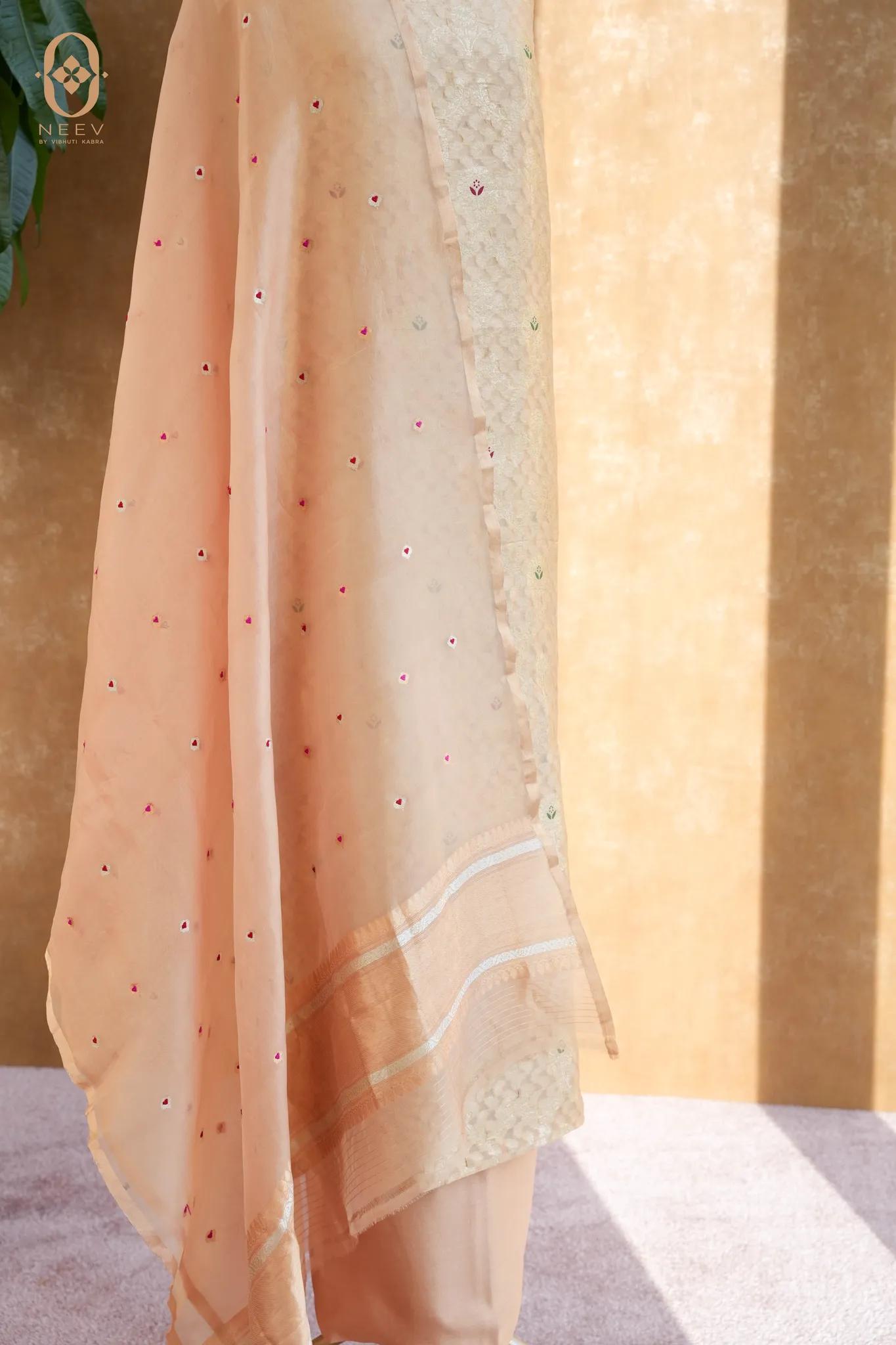 Chinia Silk Meenakari Suit Set