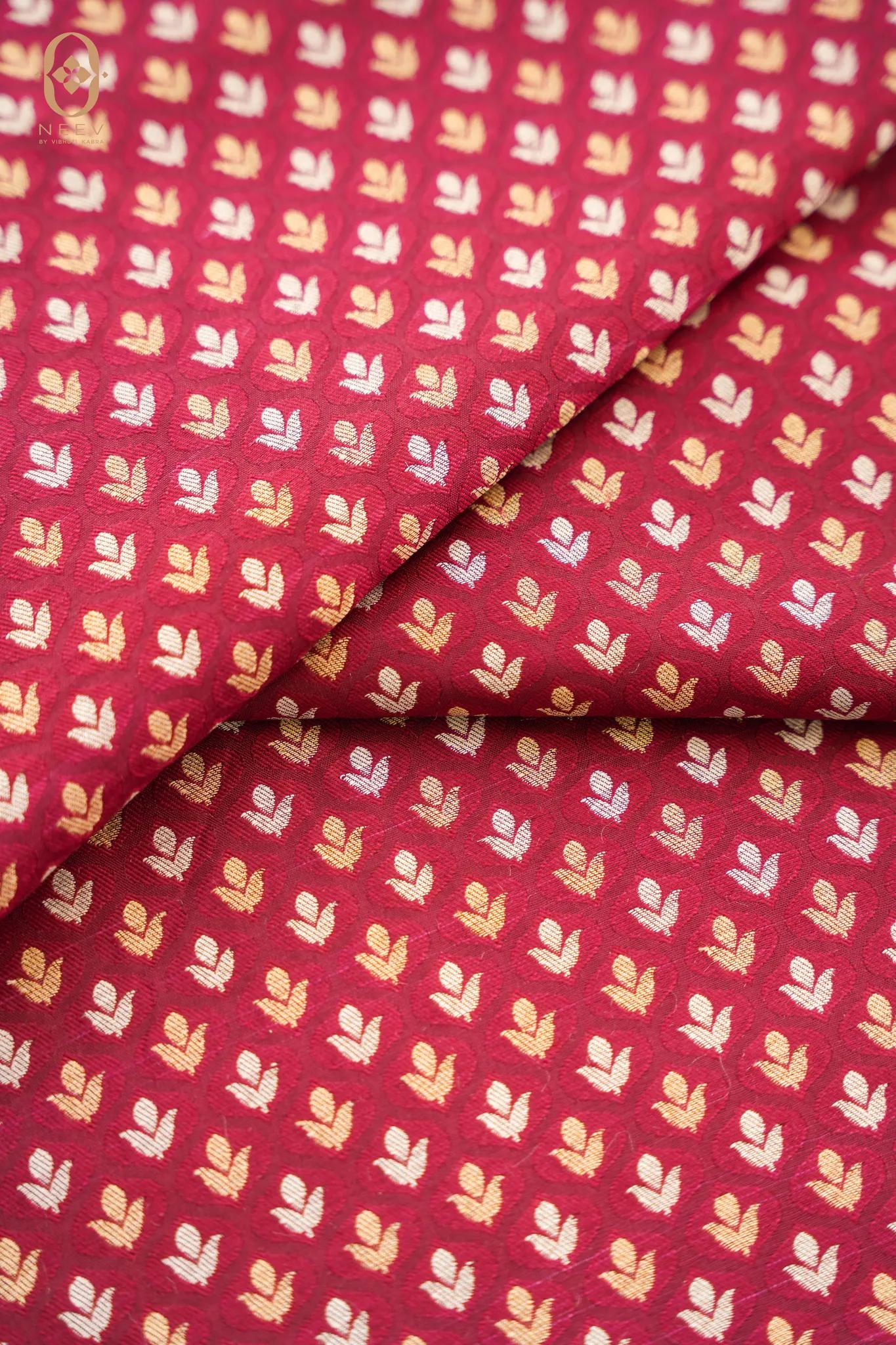 Katan Silk Boota Fabric