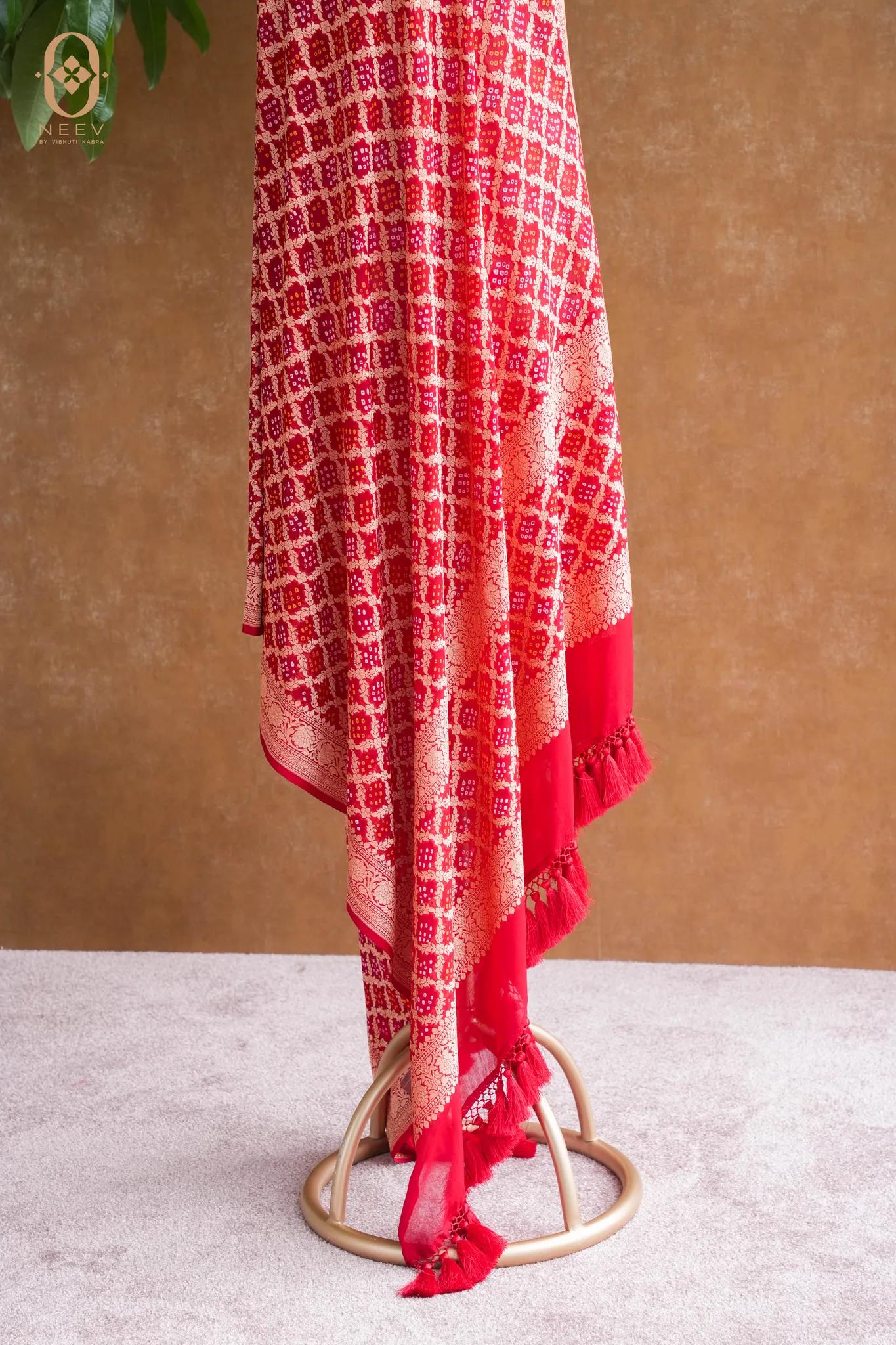 Georgette Bandhani Dupatta