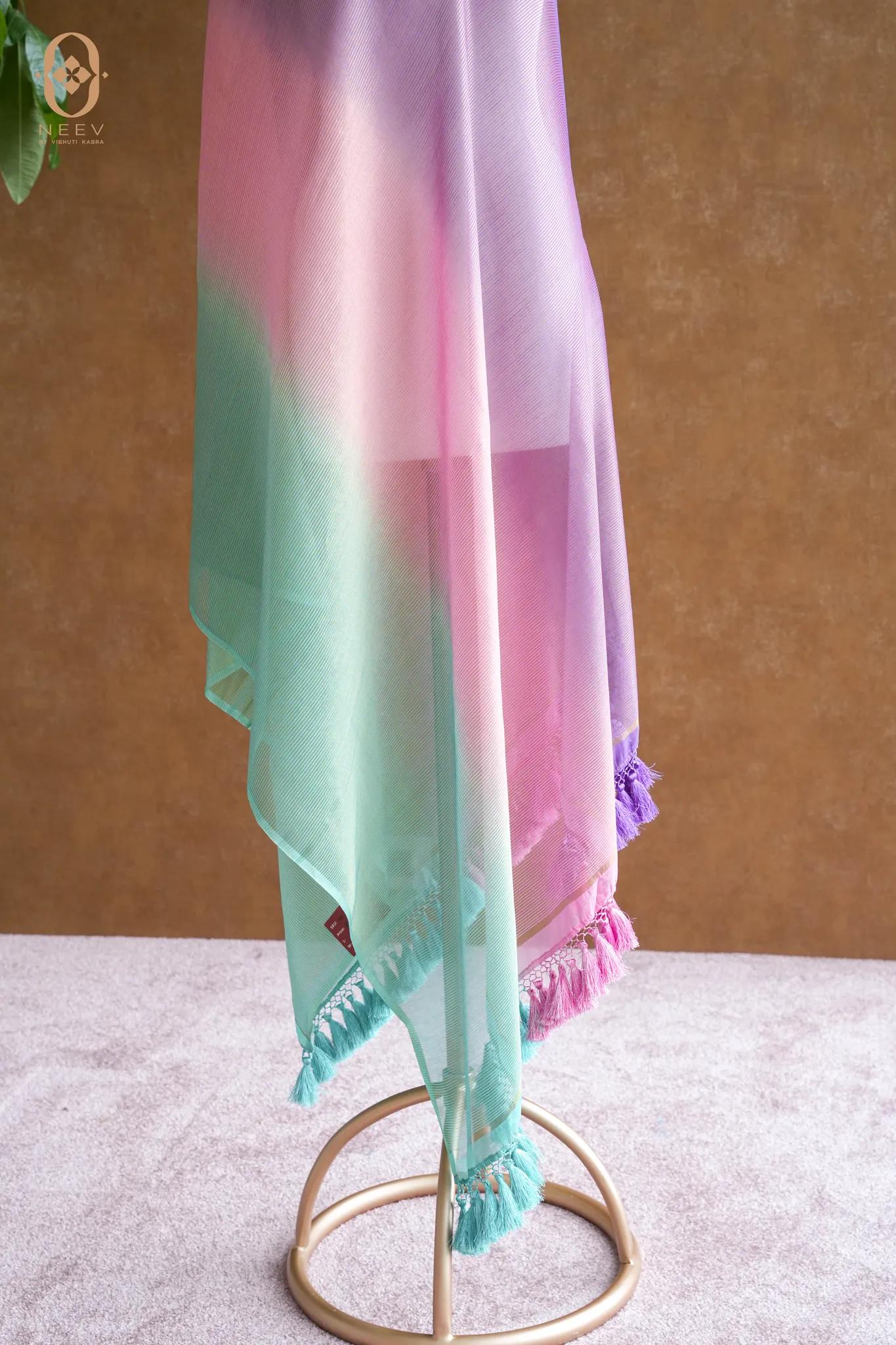 Kora Silk Ombre Dupatta