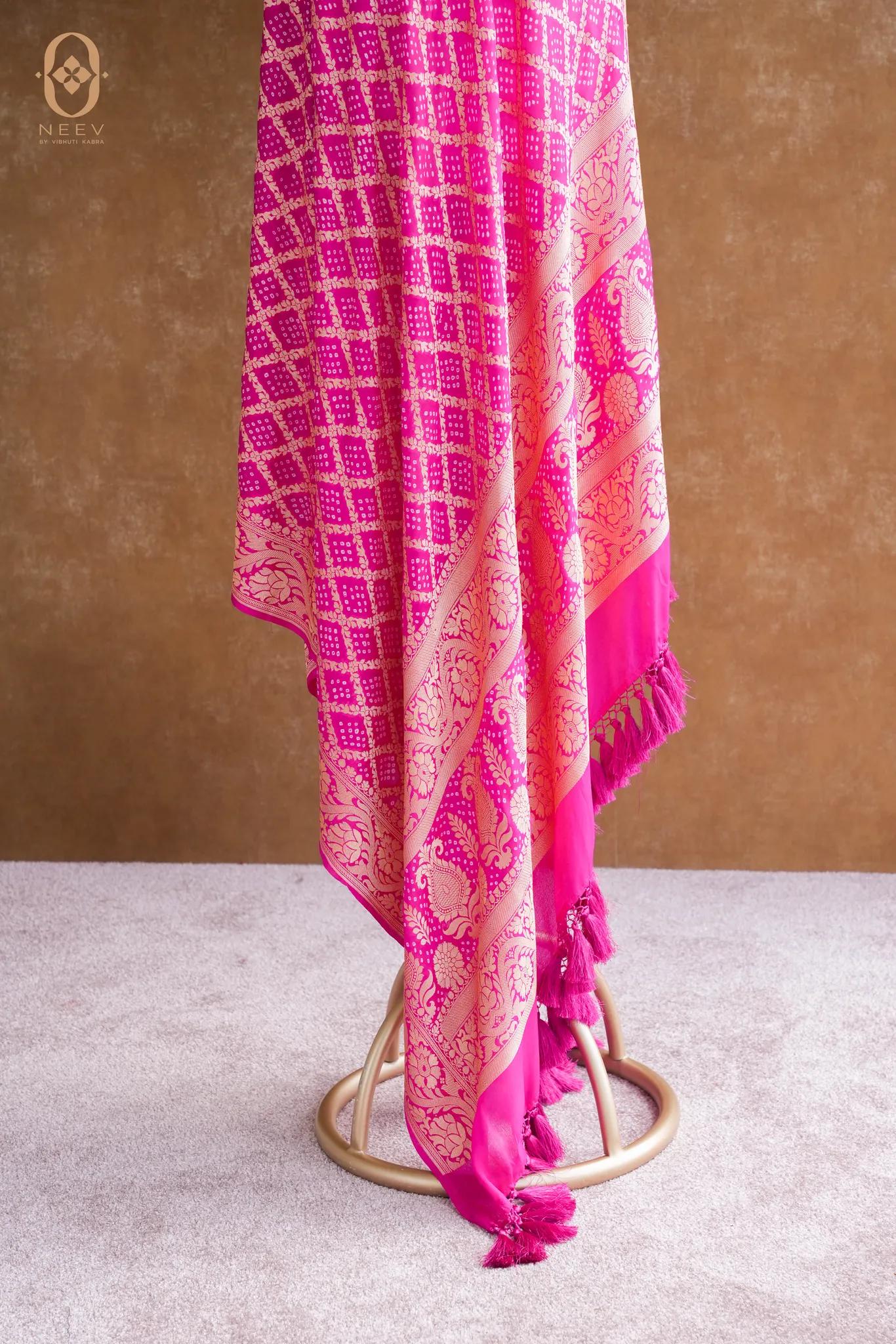 Georgette Bandhani Dupatta