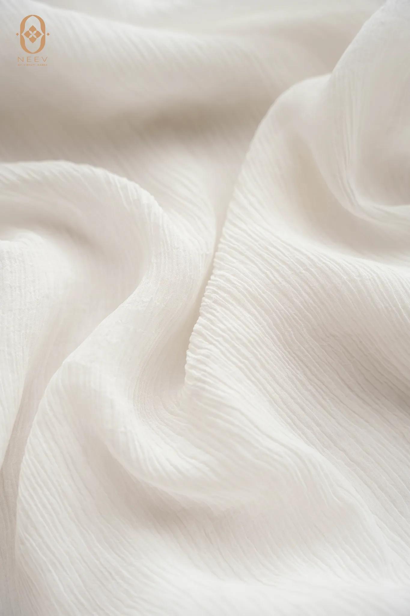 Snow White Textured Cotton