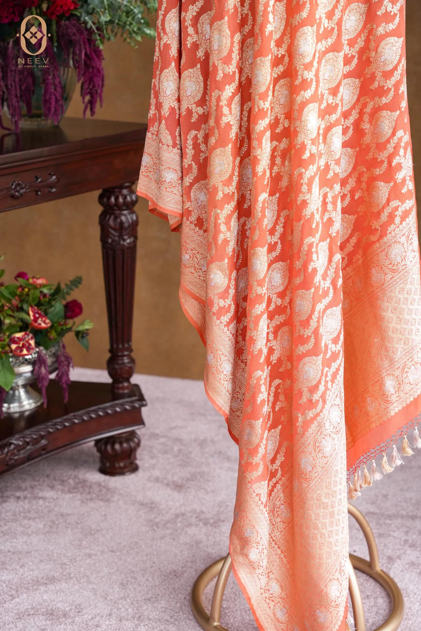 Georgette Khadwa Jaal Dupatta