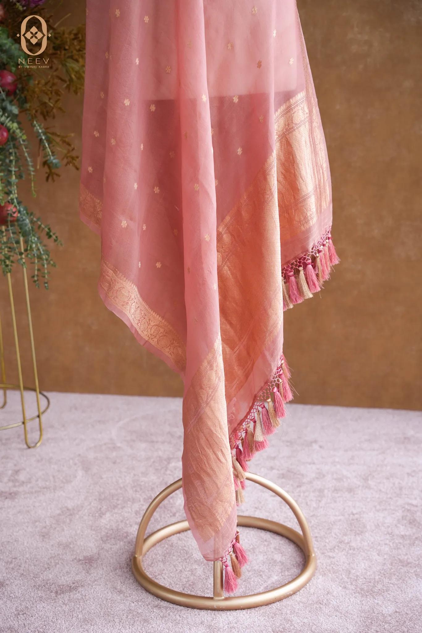 Kora Silk Boota Dupatta