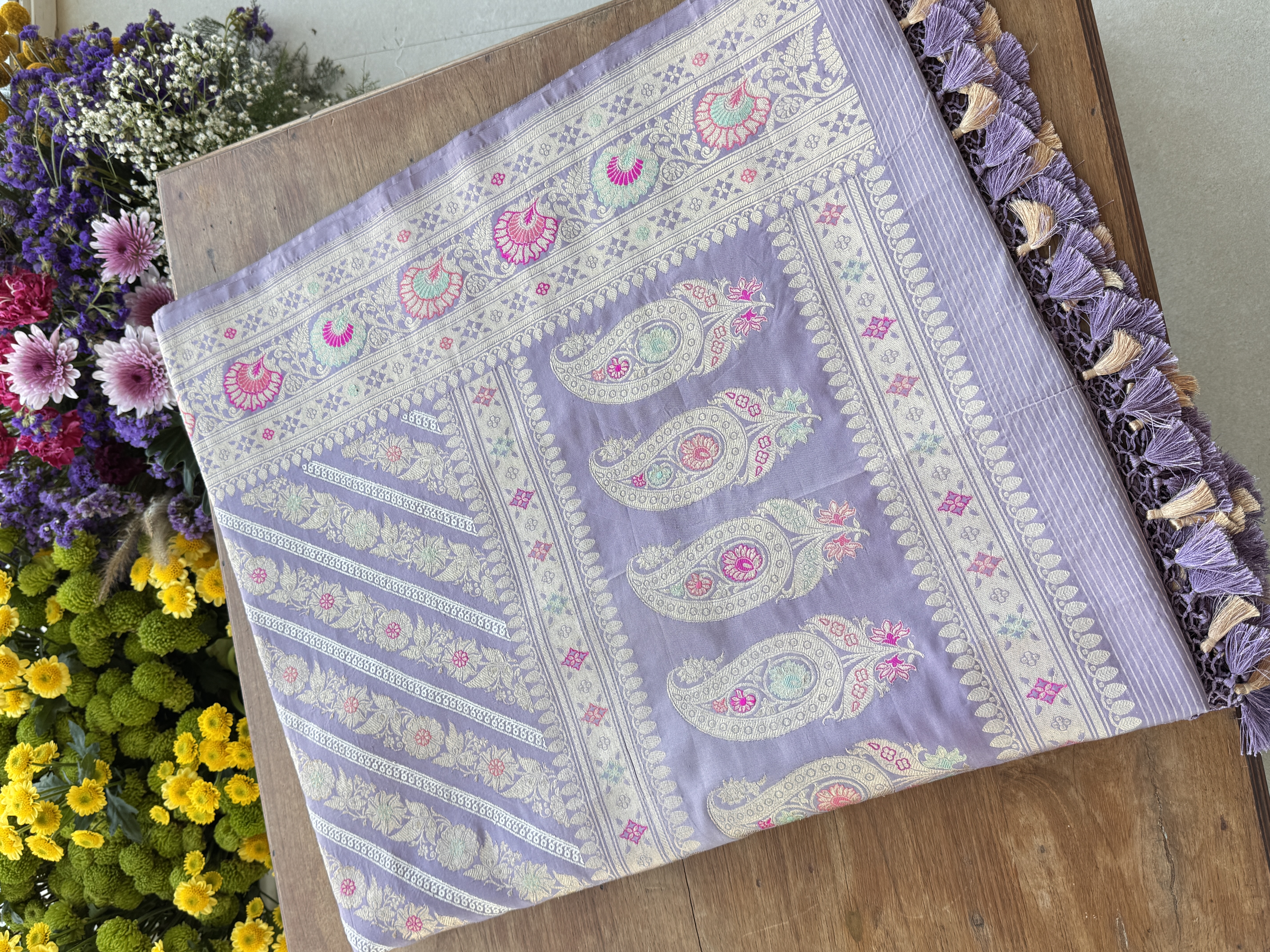 Katan Silk Meena Khadwa Dupatta