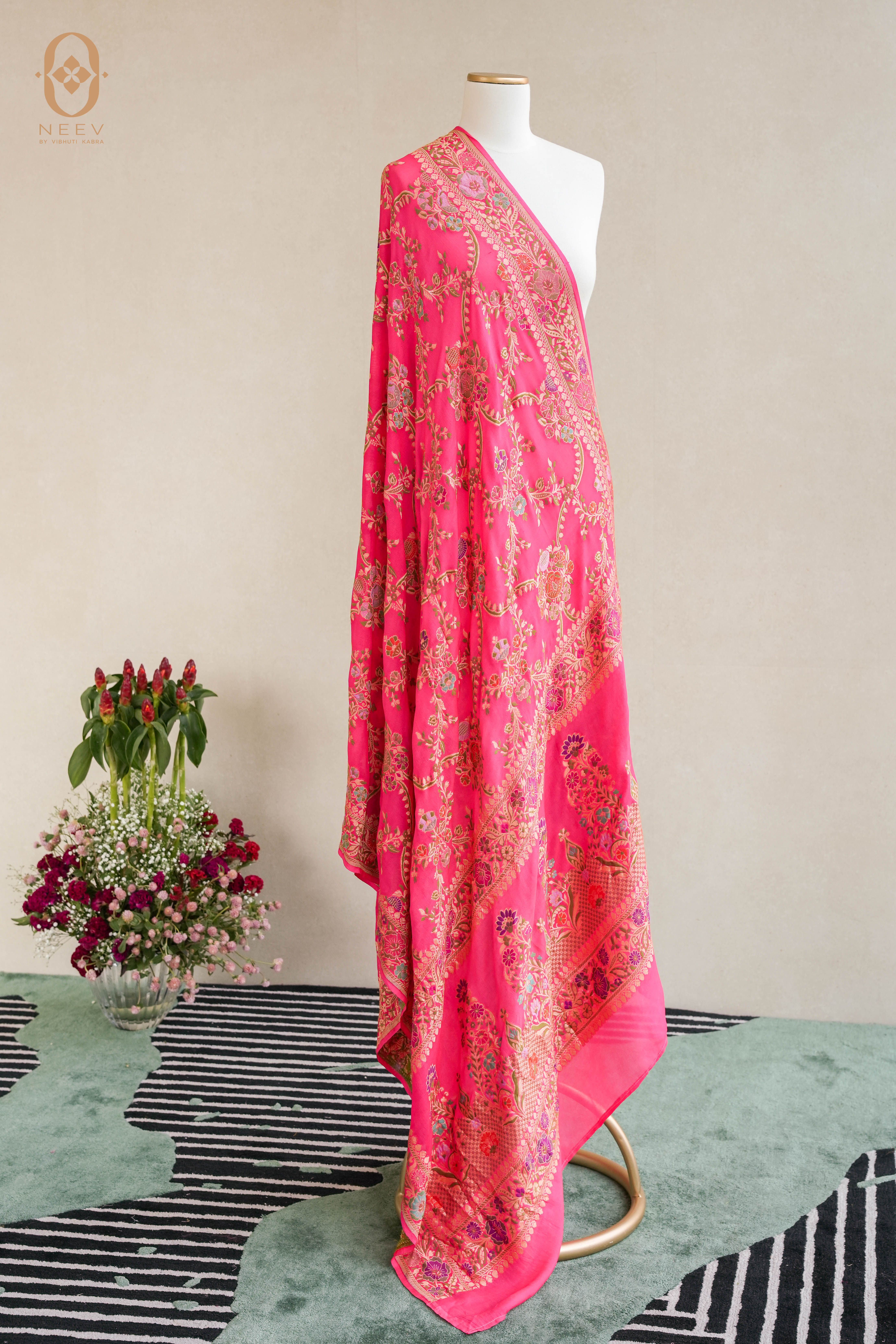Meenakari Georgette Dupatta