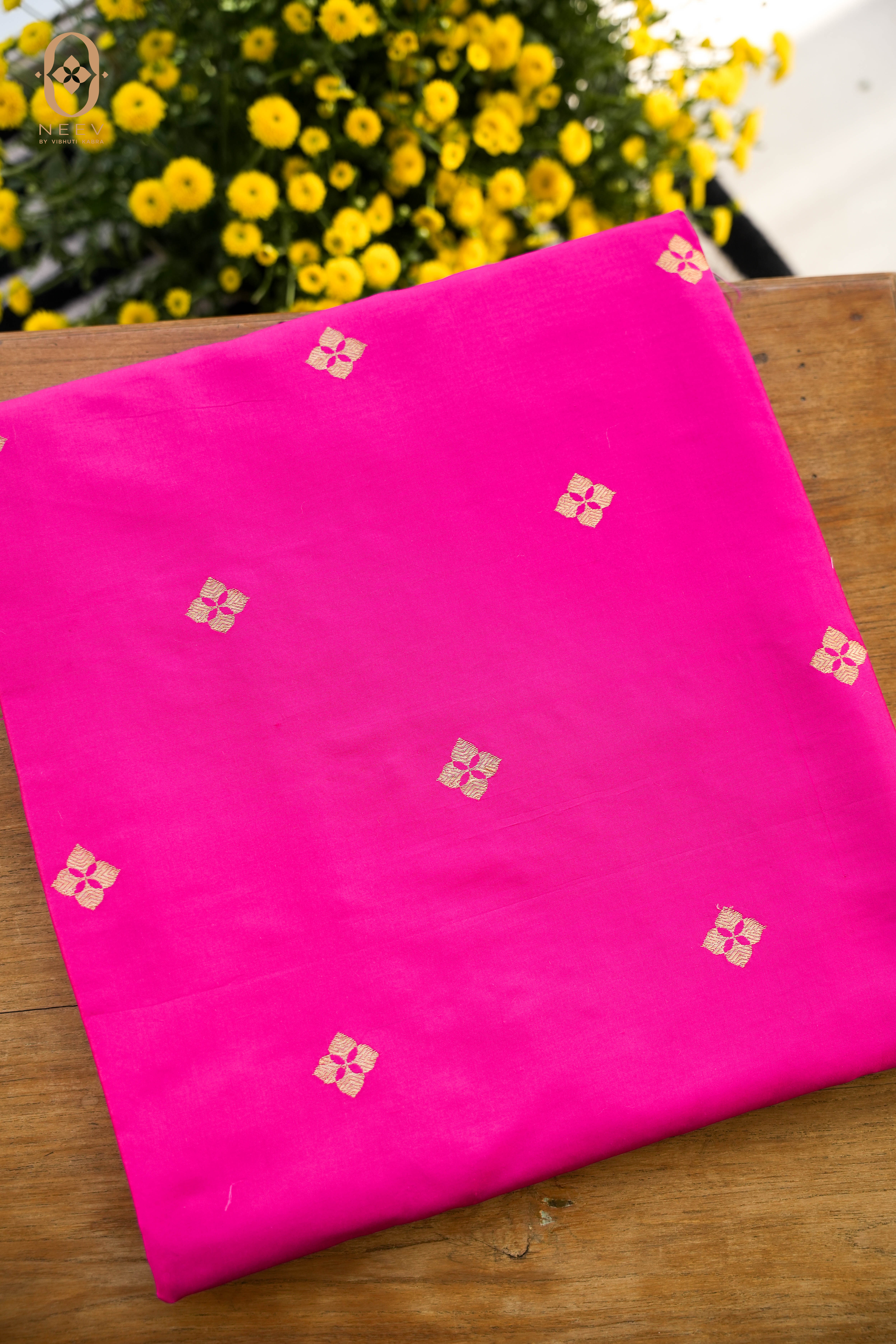 Katan Silk Boota Fabric