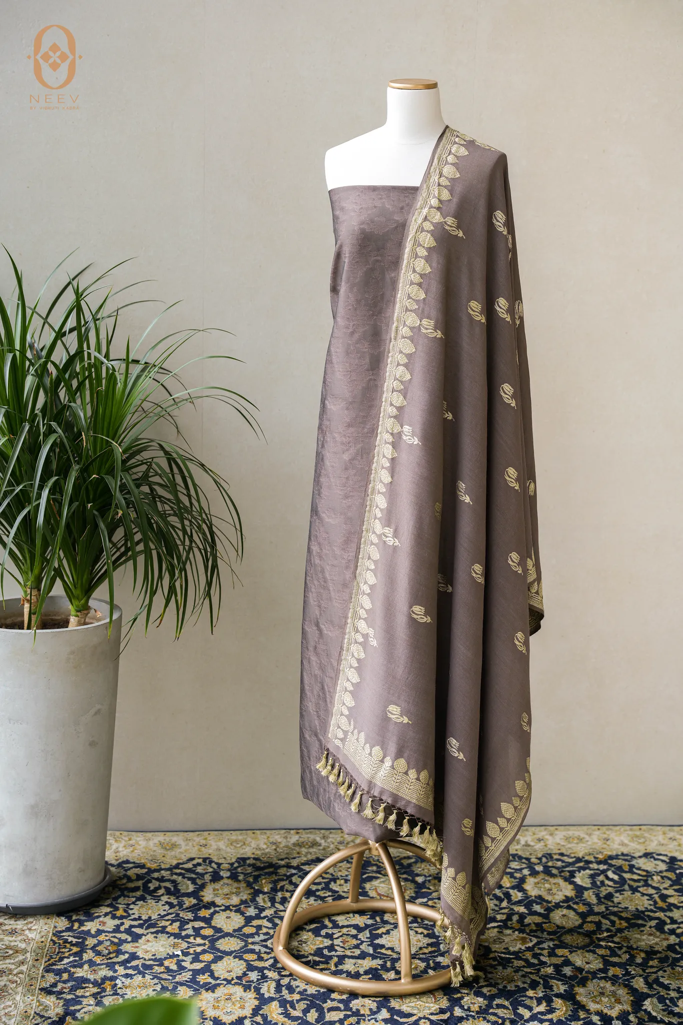 Premium Silk Cotton Suit Set