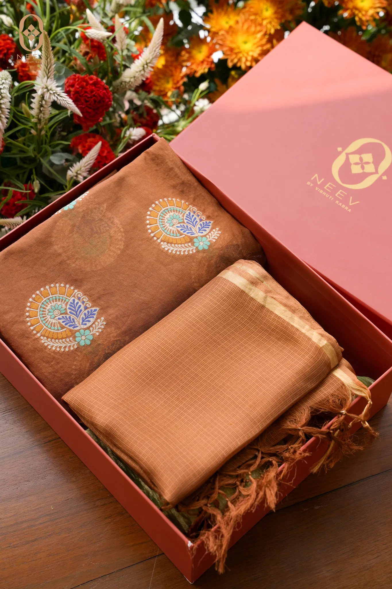 Chanderi Suit Set