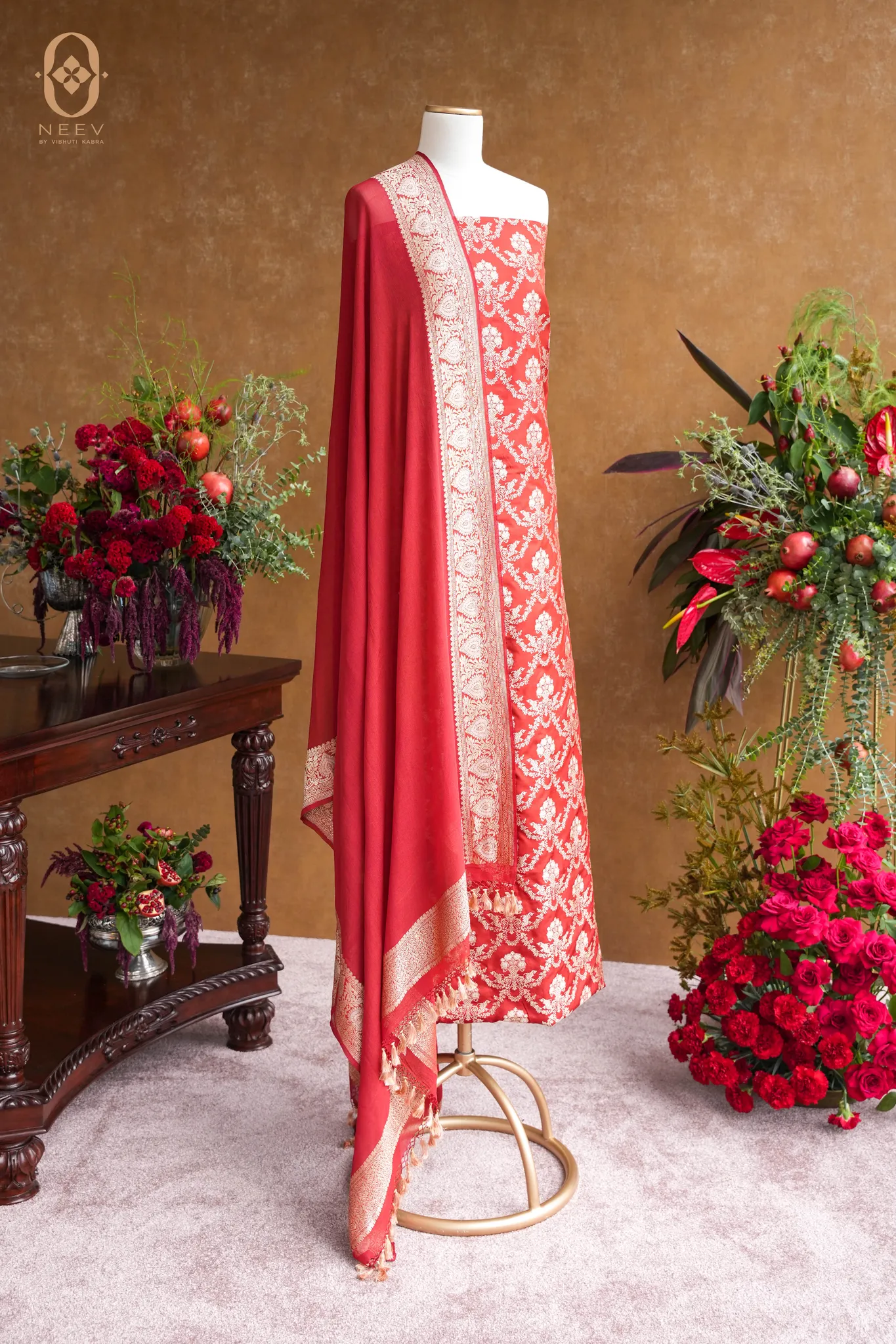Premium Katan Silk Suit Set