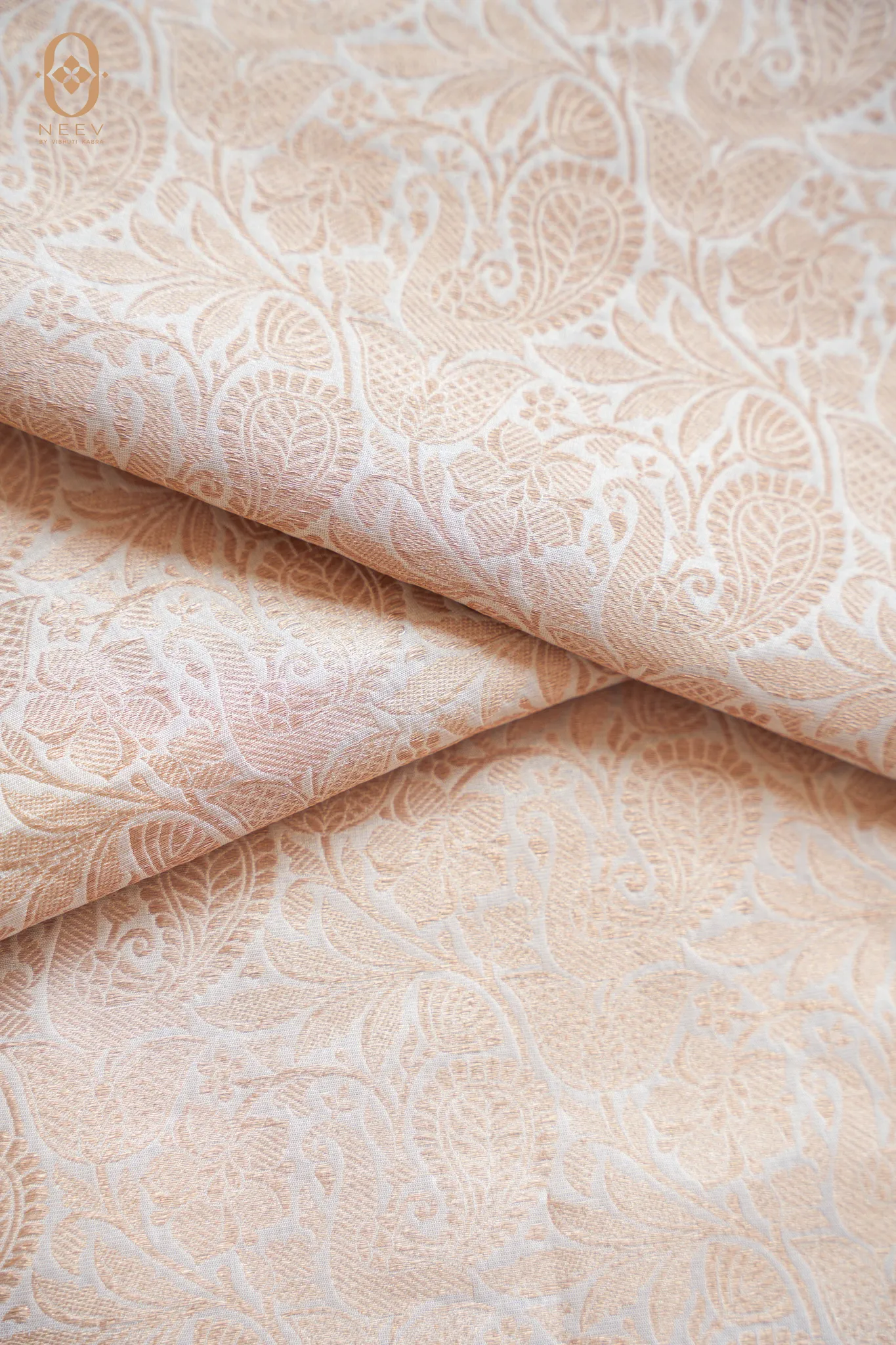 Tissue Silk Brocade Fabric