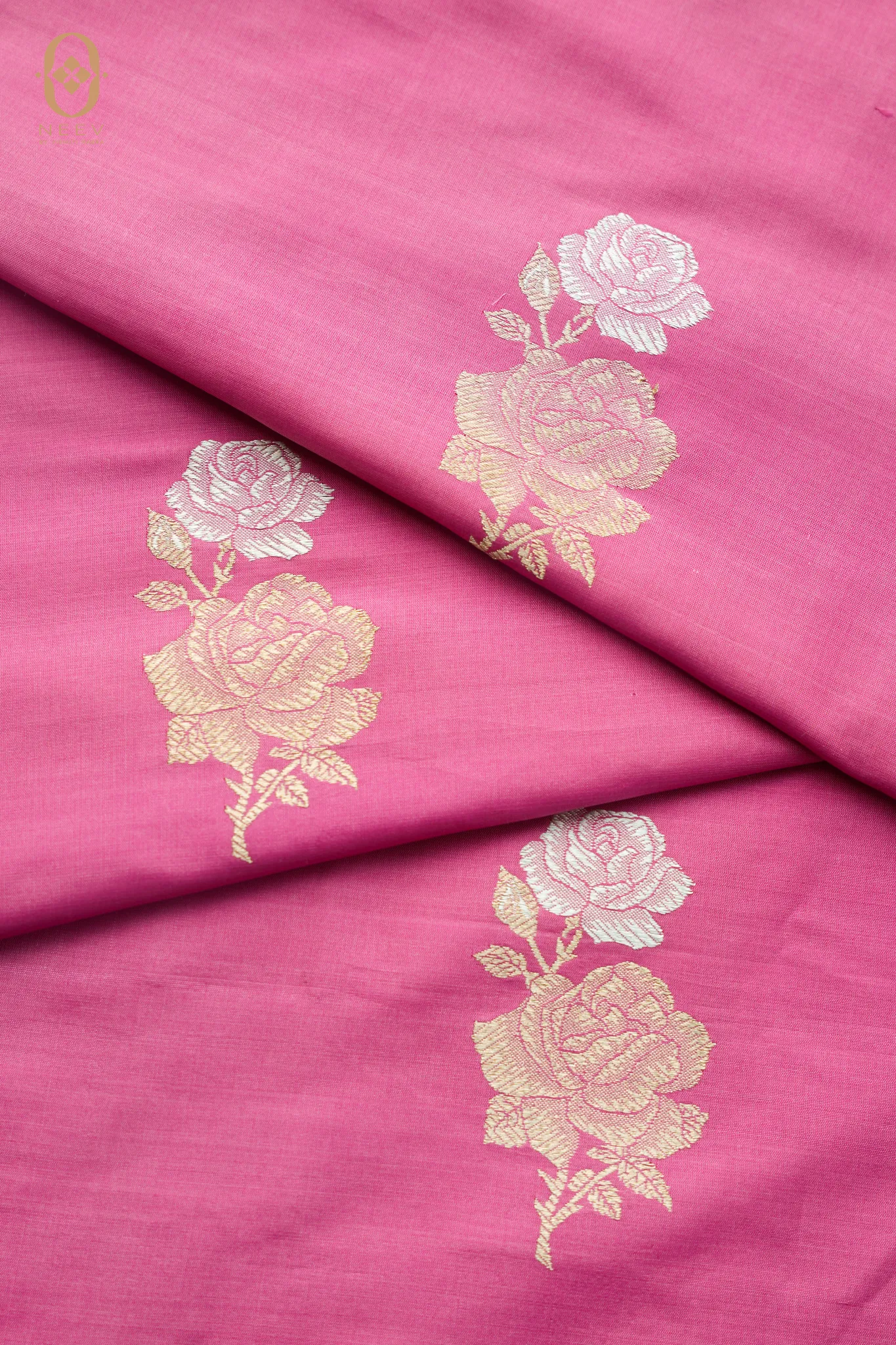 Gulboota Katan Silk Fabric