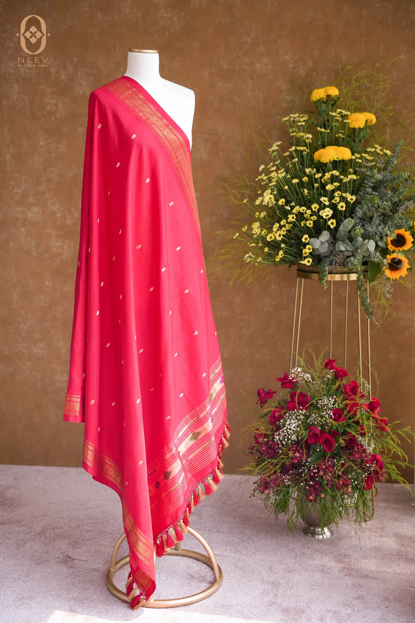 Paithani Katan Silk Dupatta