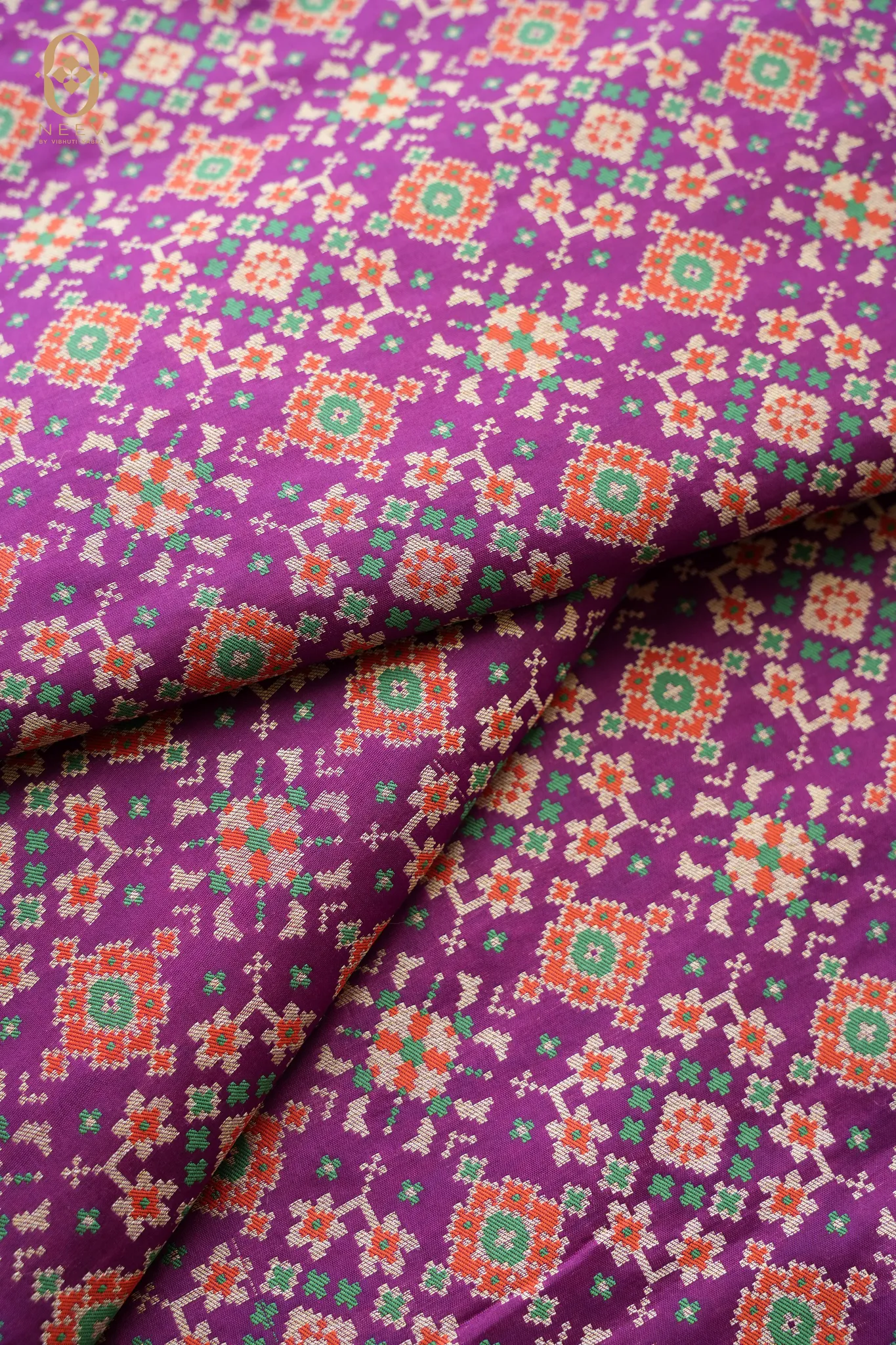 Patola Katan Silk Fabric