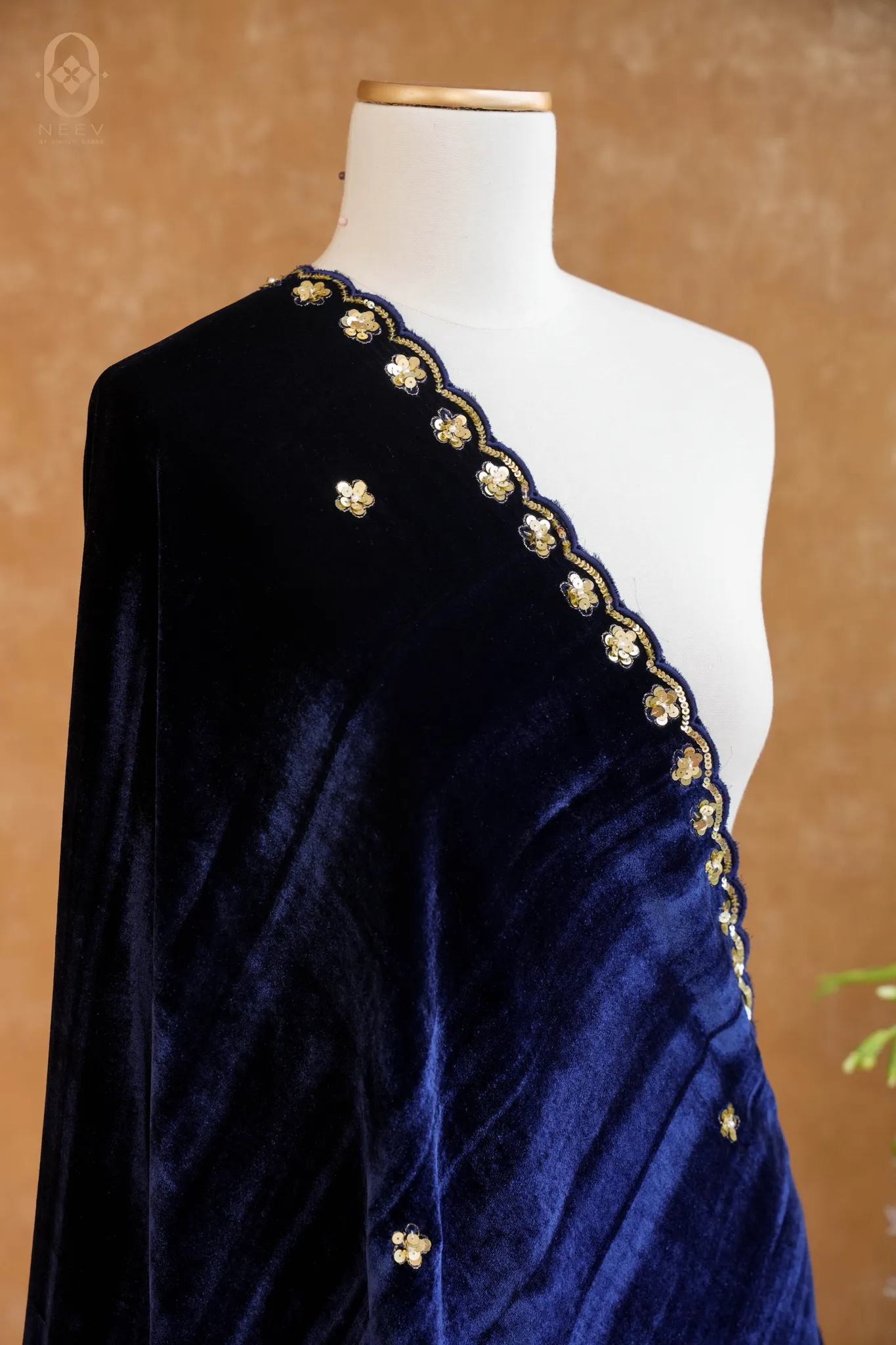 Velvet Handwork Dupatta