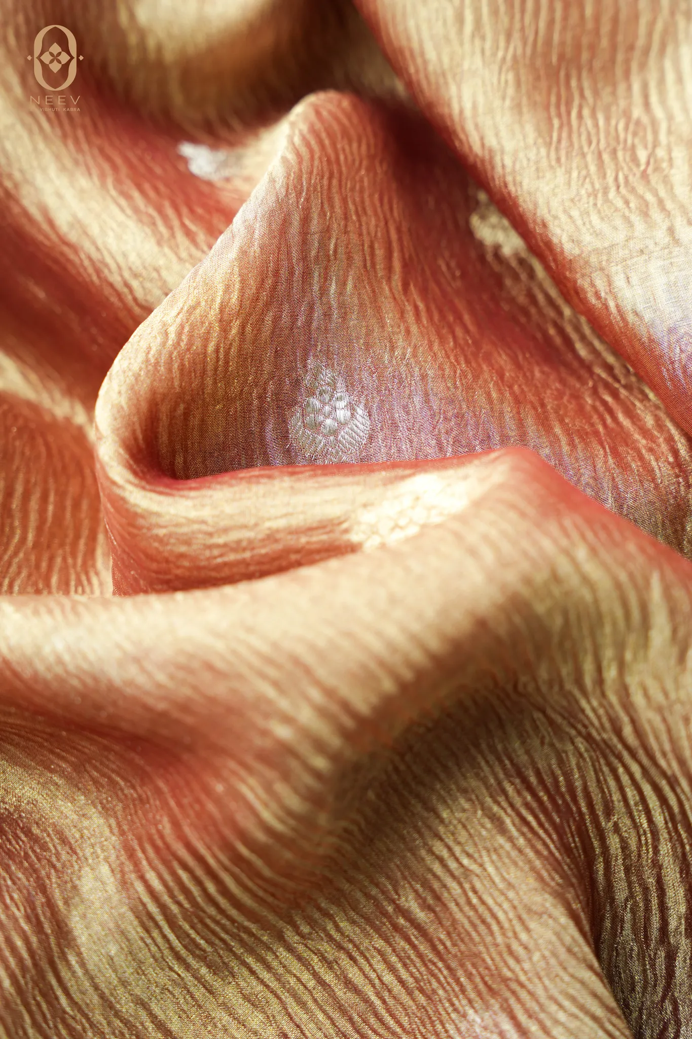 Crushed Tissue Boota Fabric