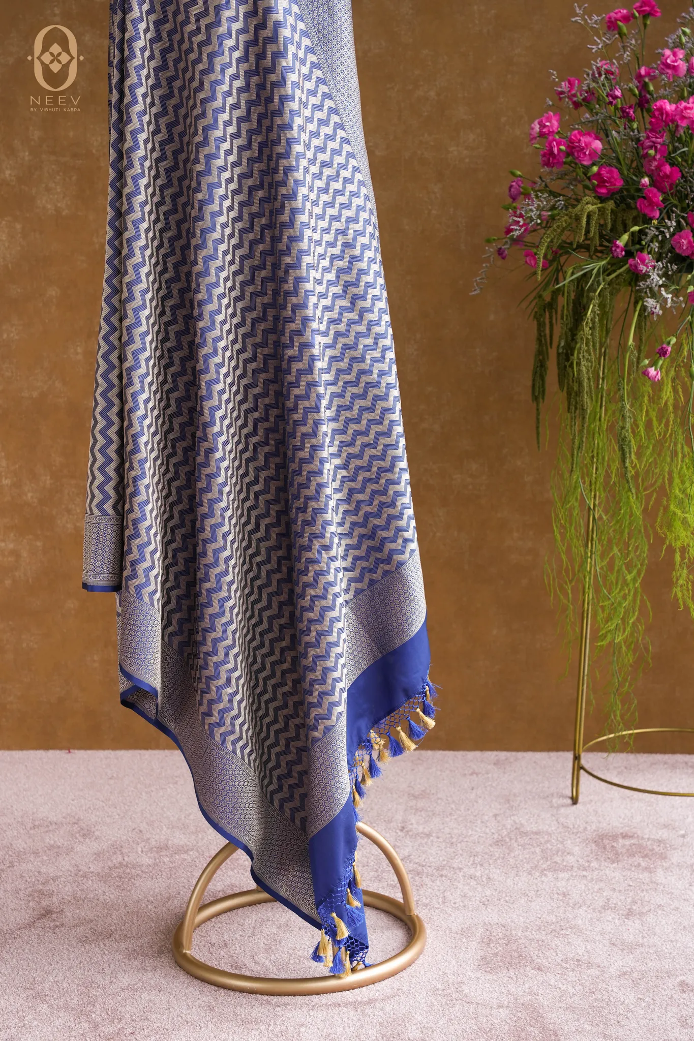 Katan Silk Zig Zag Dupatta
