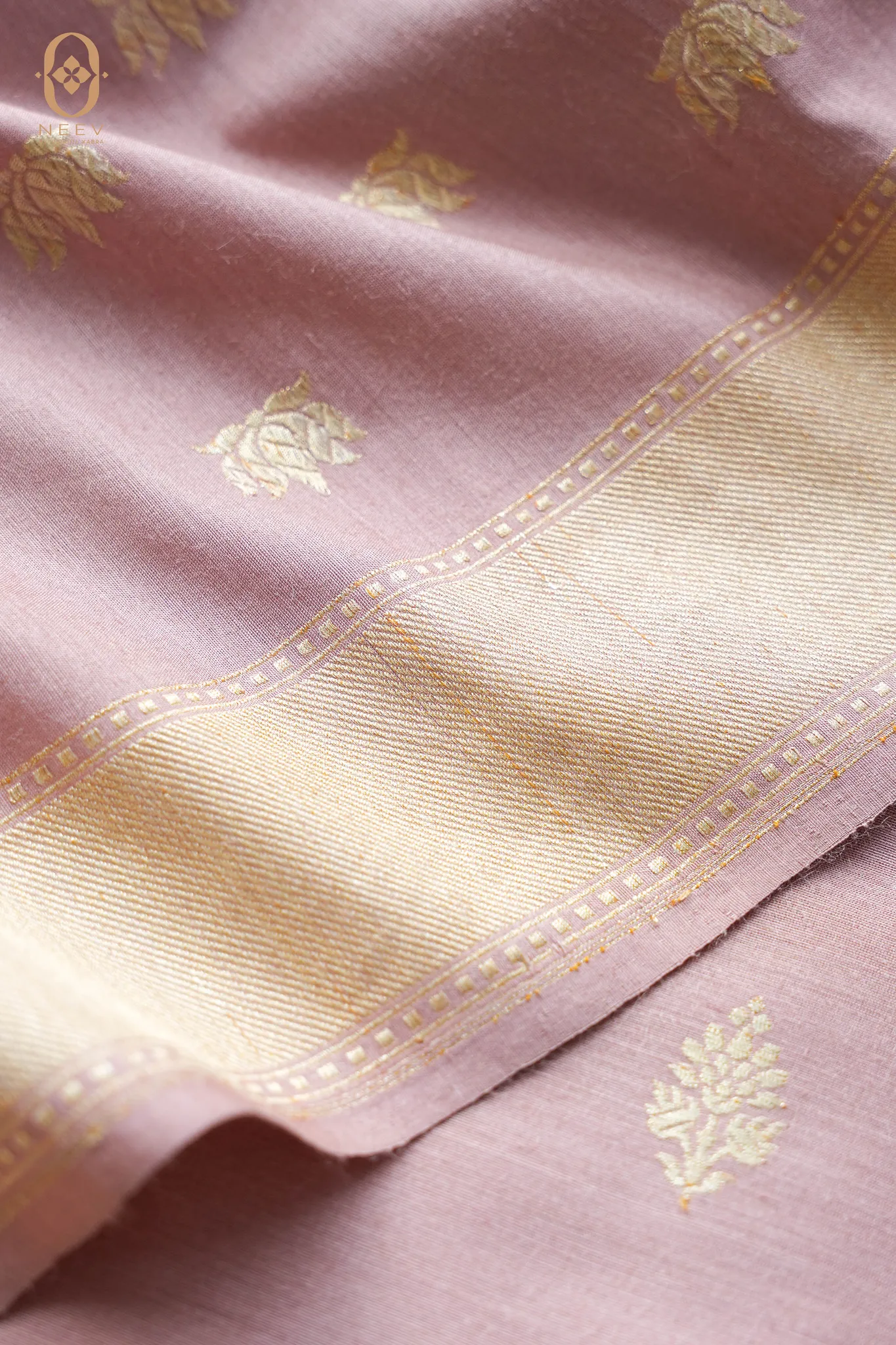 Hiranya | Pink Munga Silk Real Zari Suit