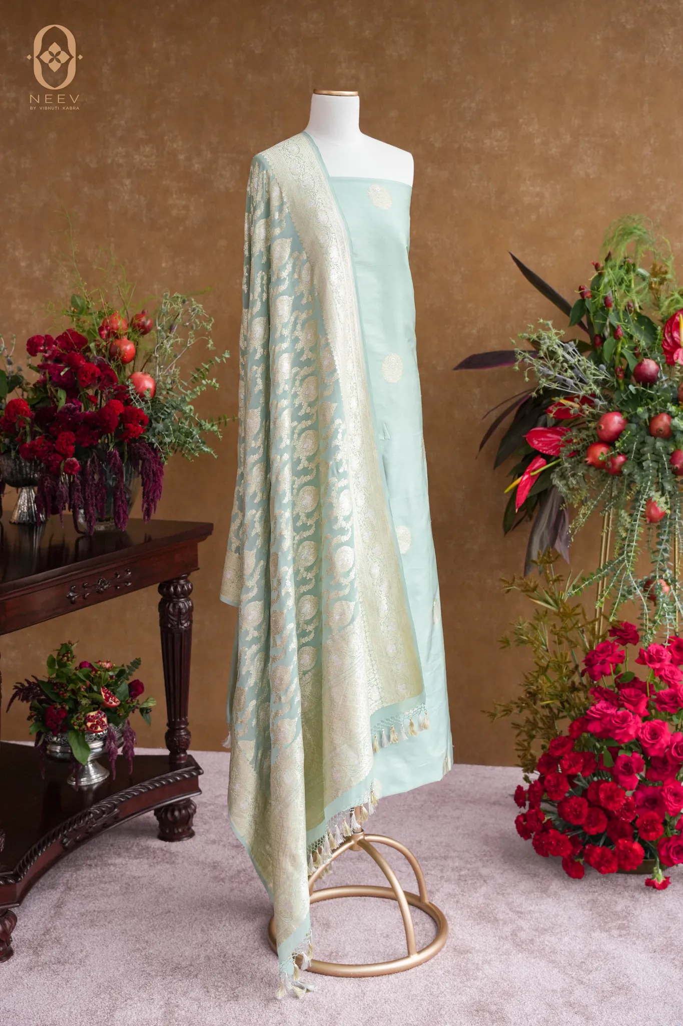 Premium Ektara Silk Suit Set
