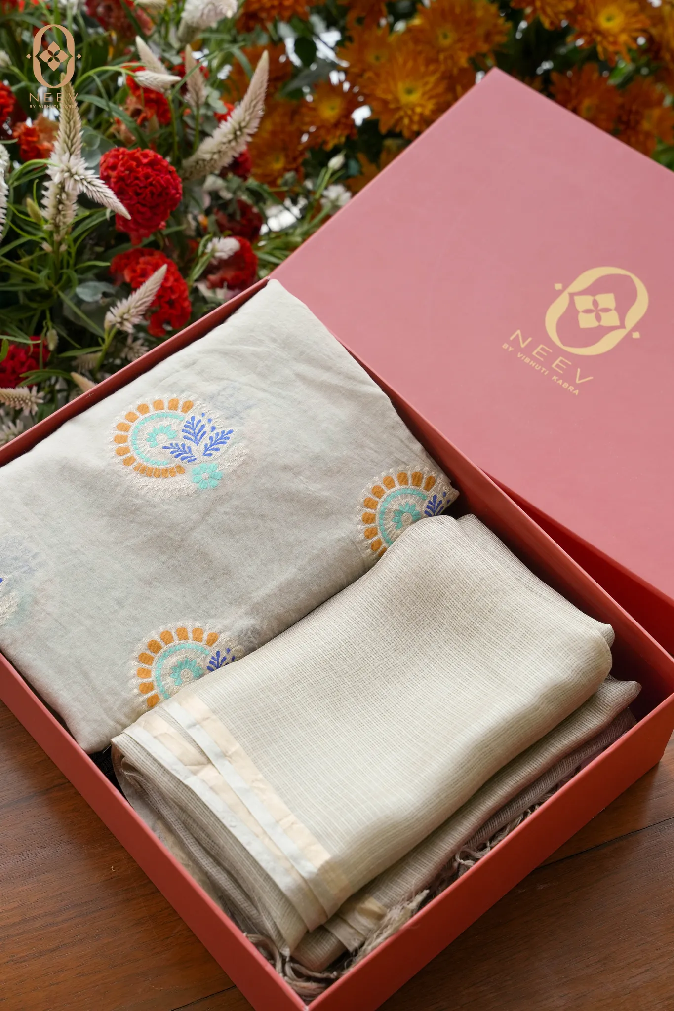 Chanderi Suit Set