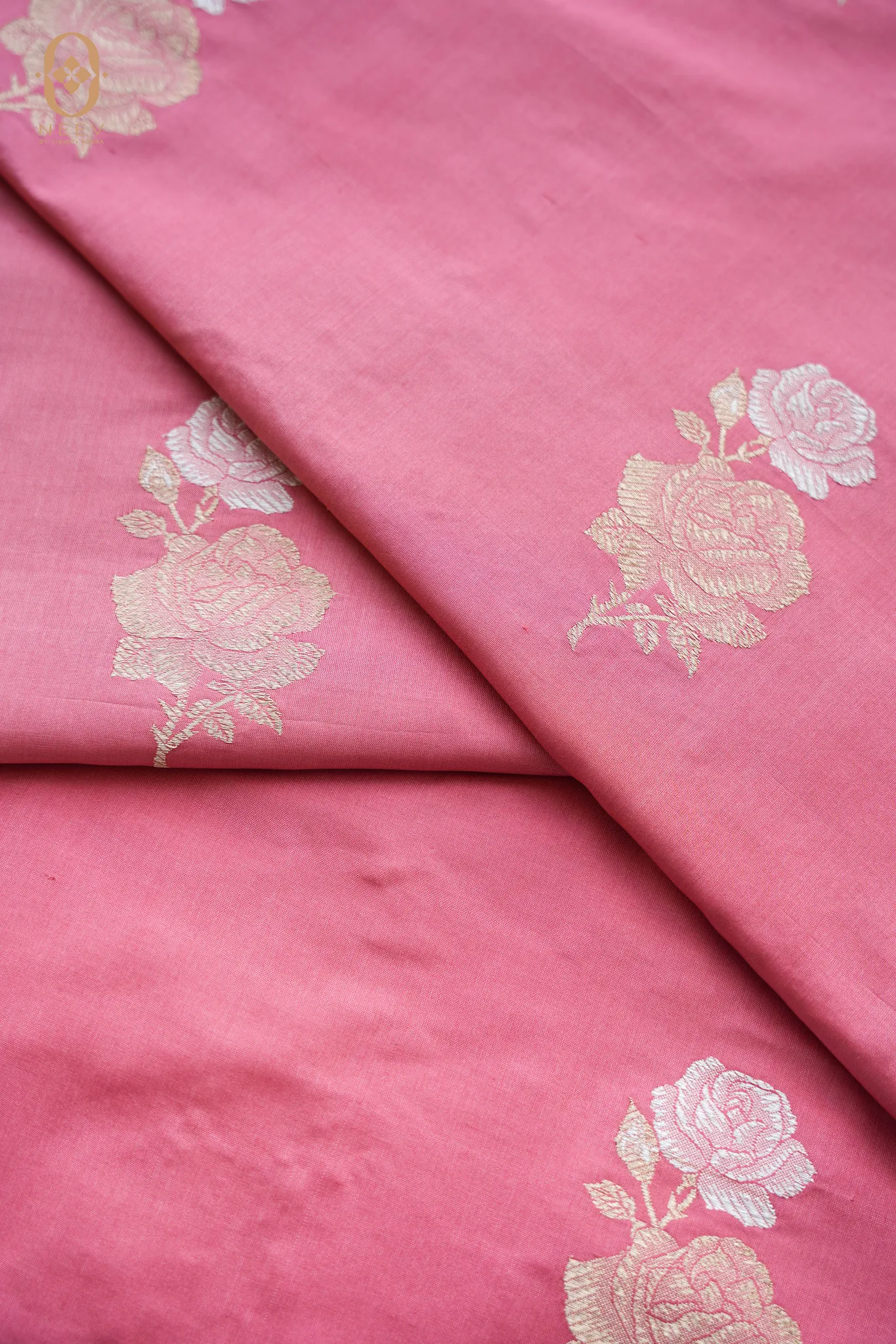 Gulboota Katan Silk Fabric