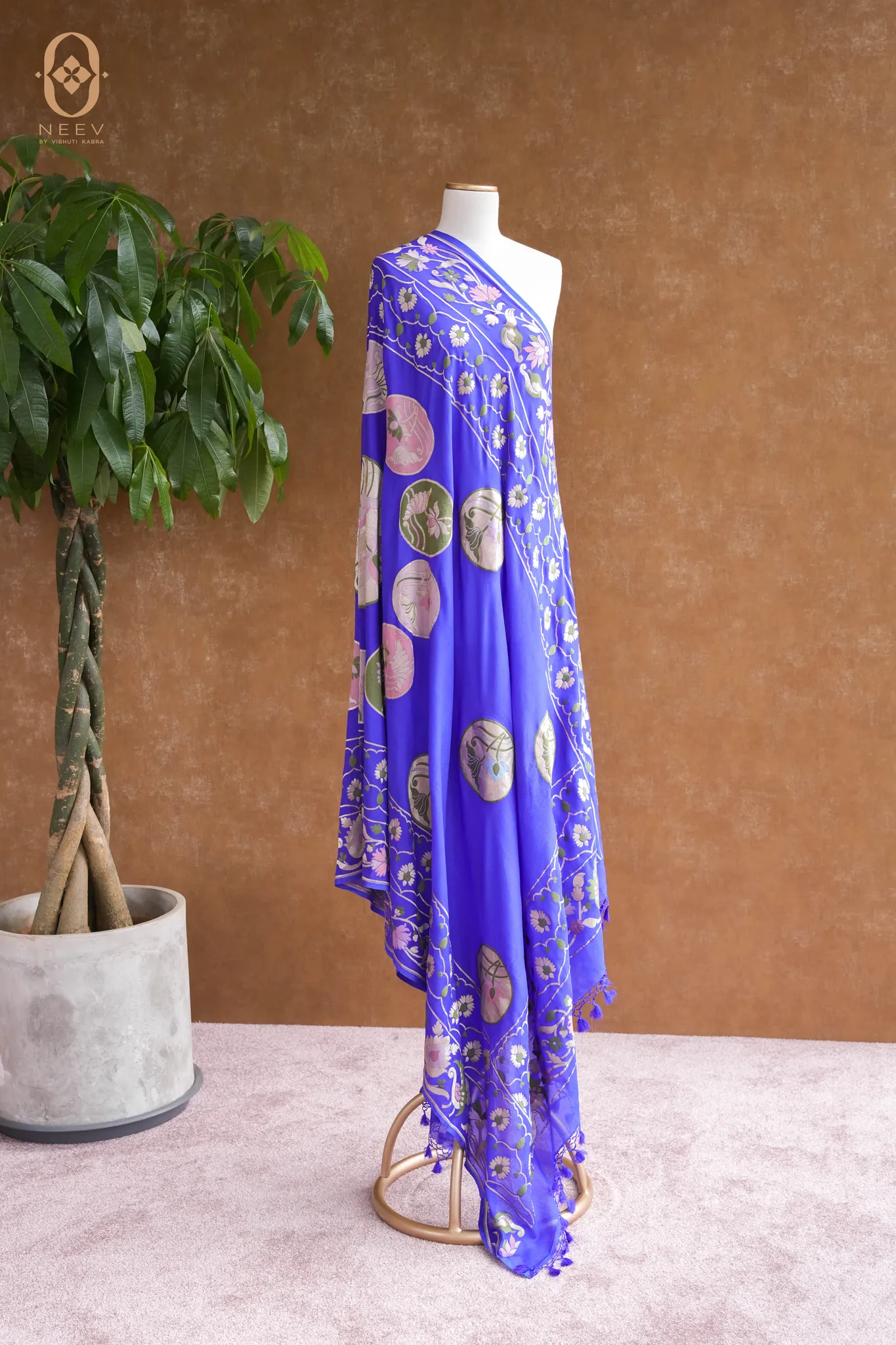 Georgette Multi Meenakari Dupatta