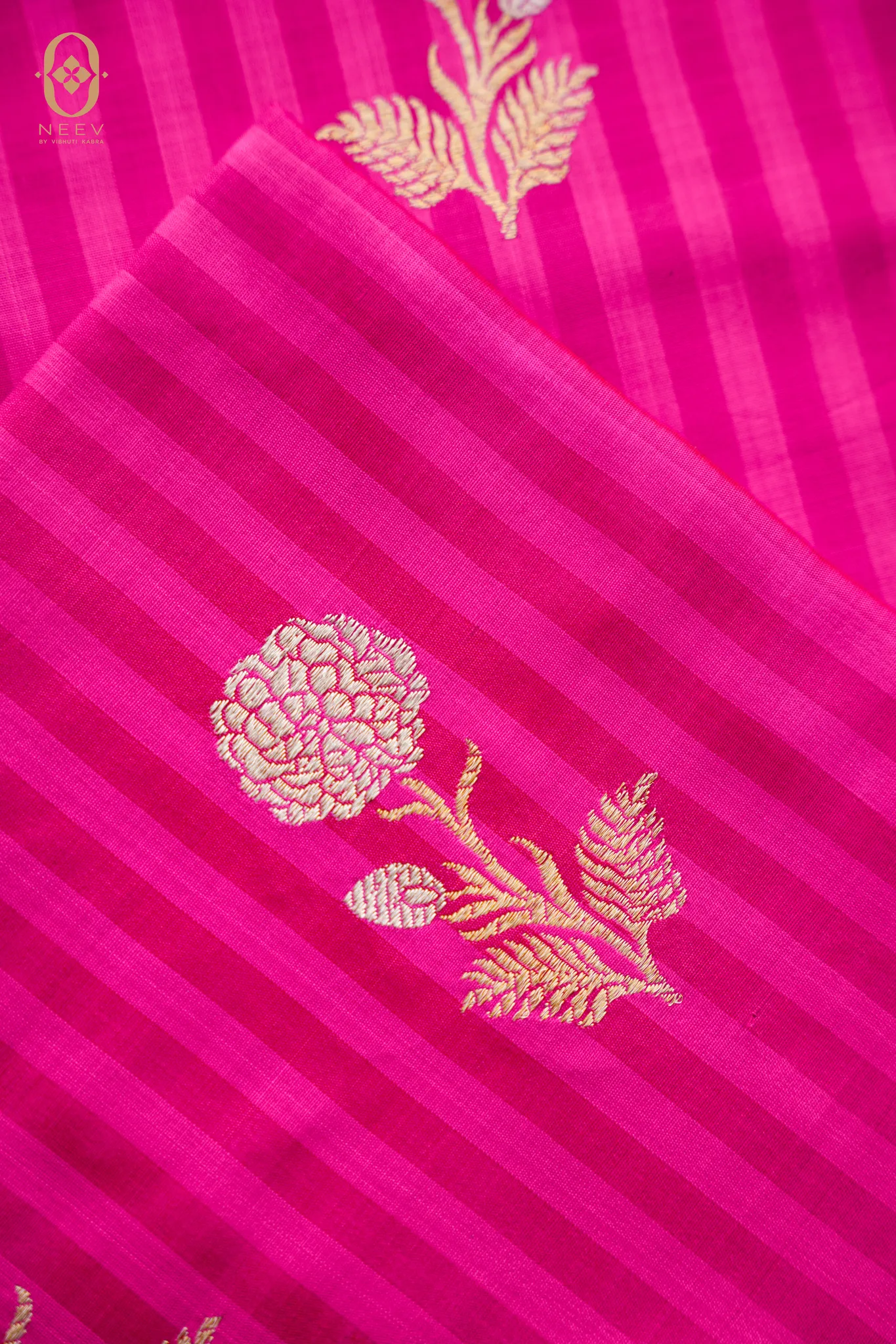 Florence Katan Silk Boota Fabric