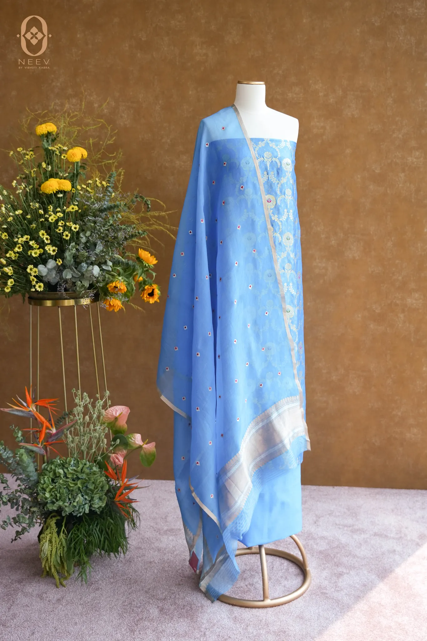 Chinia Silk Suit Set