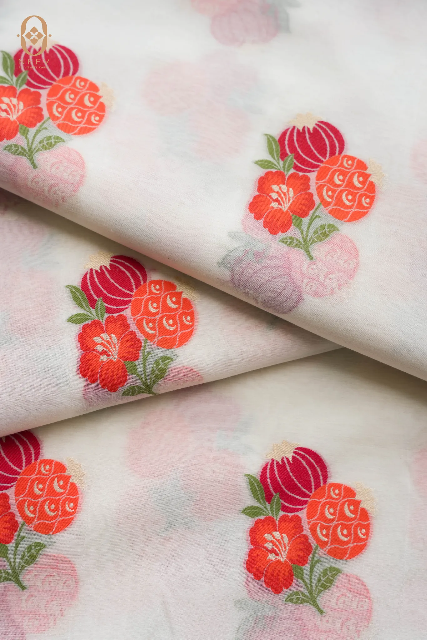 The Sacred Garden- Premium Cotton Anar Fabric