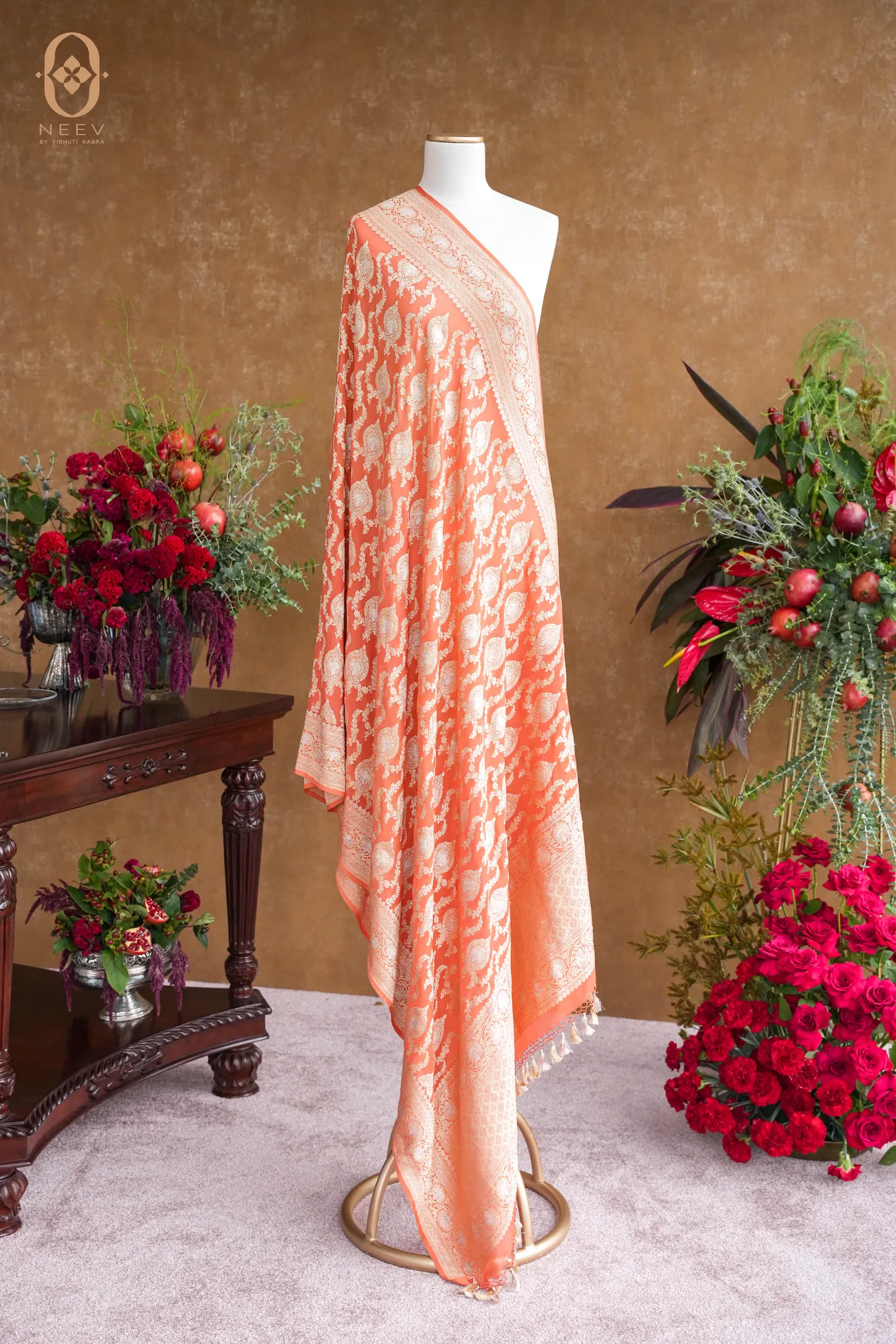Georgette Khadwa Jaal Dupatta