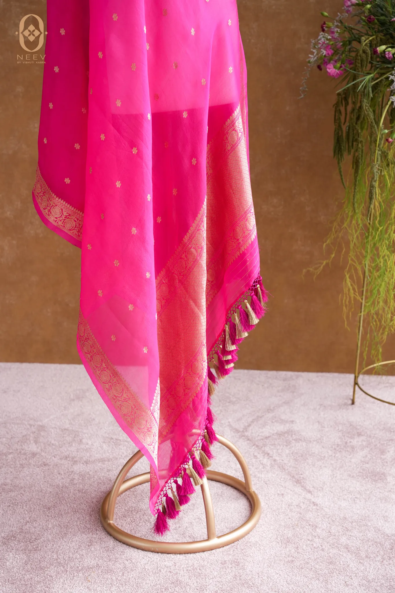 Kora Silk Boota Dupatta