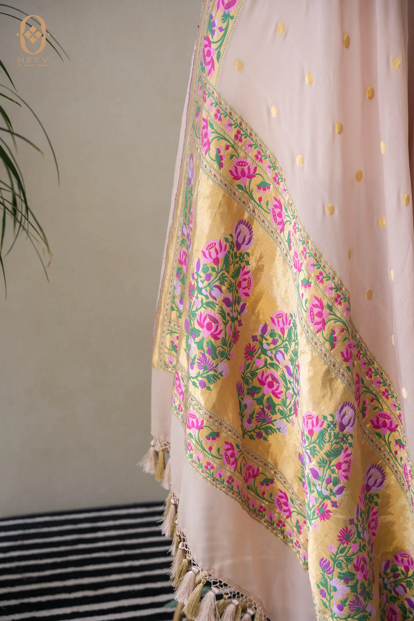 Georgette Meenakari Dupatta
