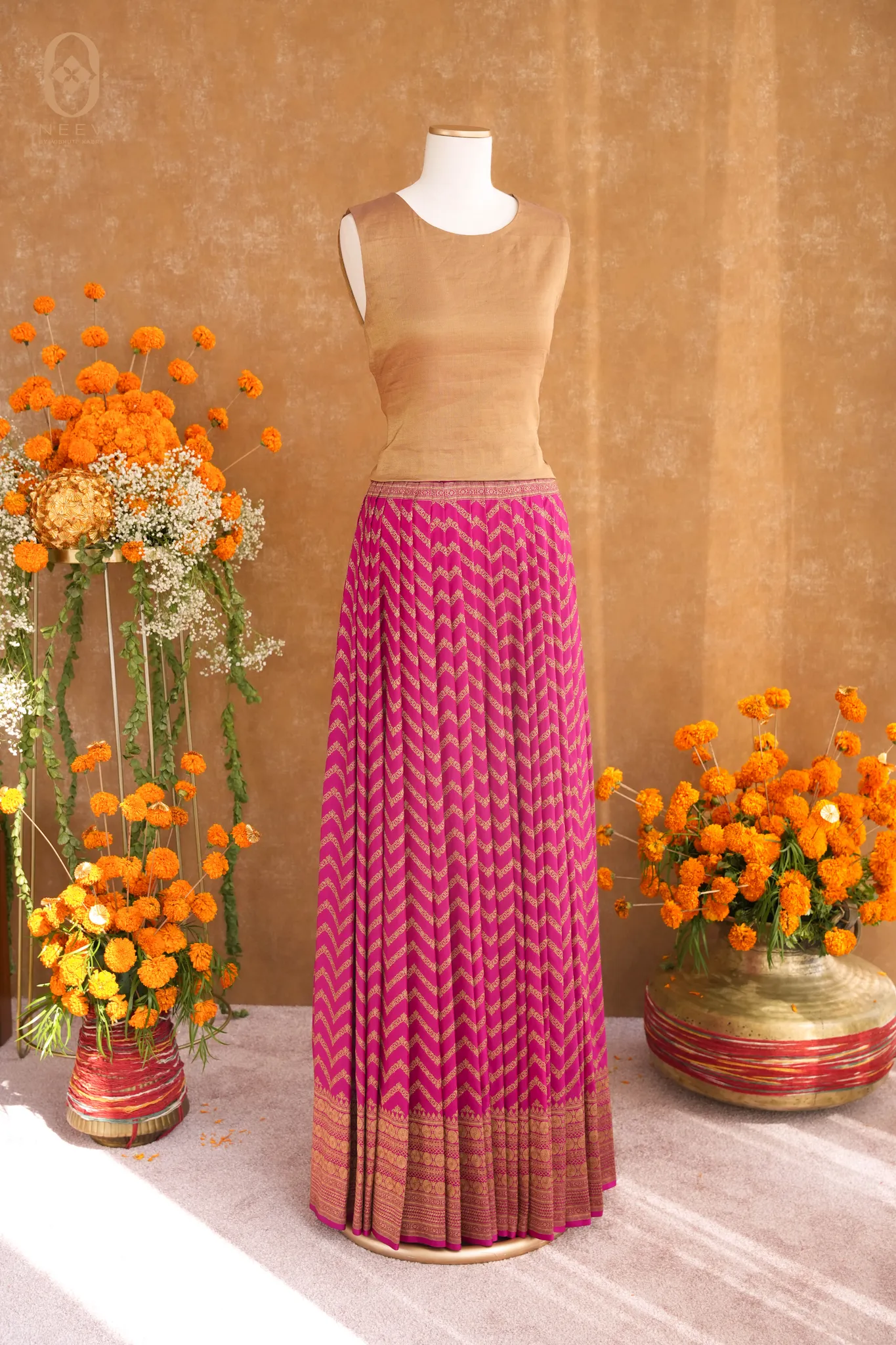 Katan Silk Lehenga Fabric