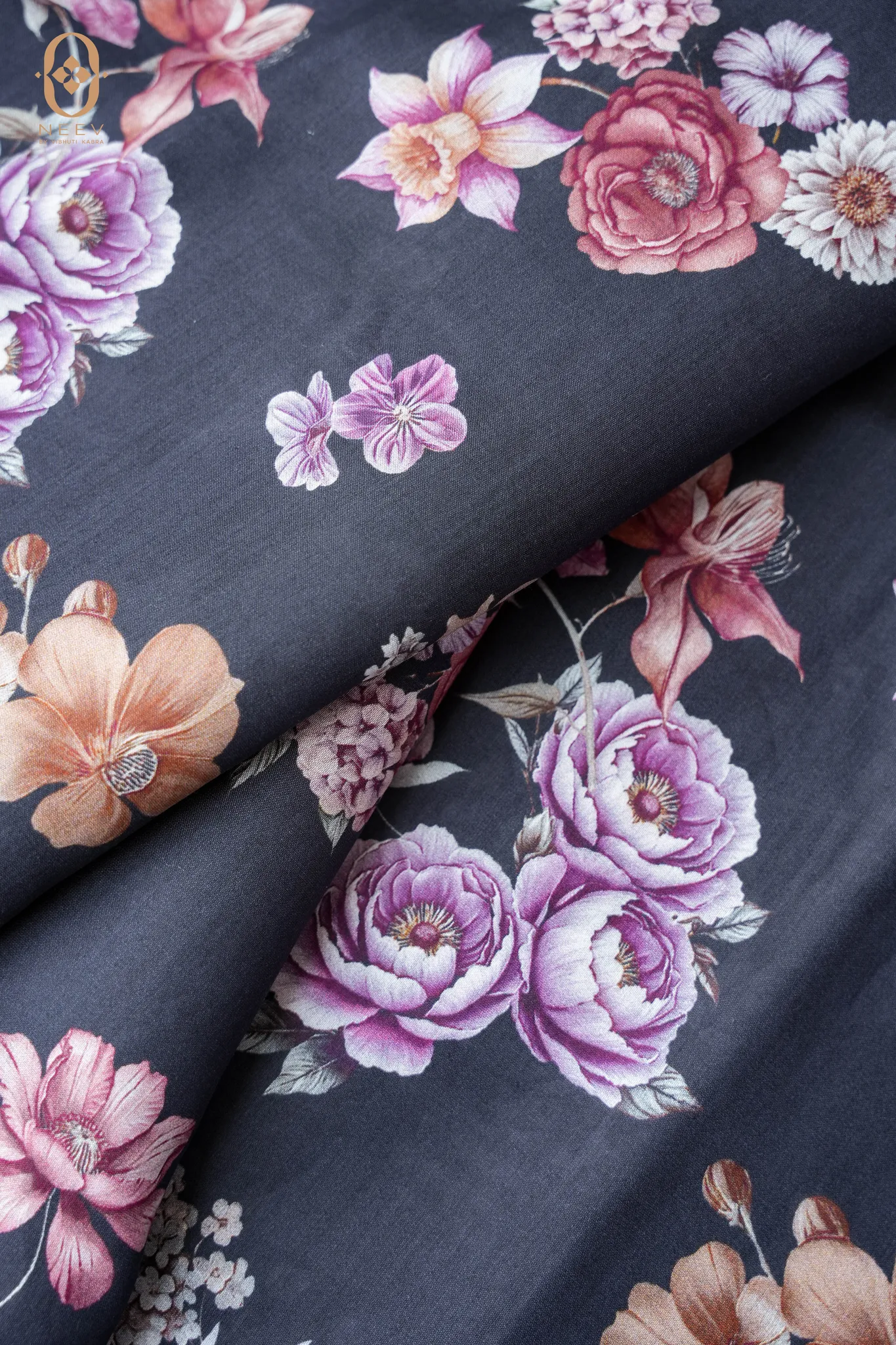Chinia Silk Printed Fabric