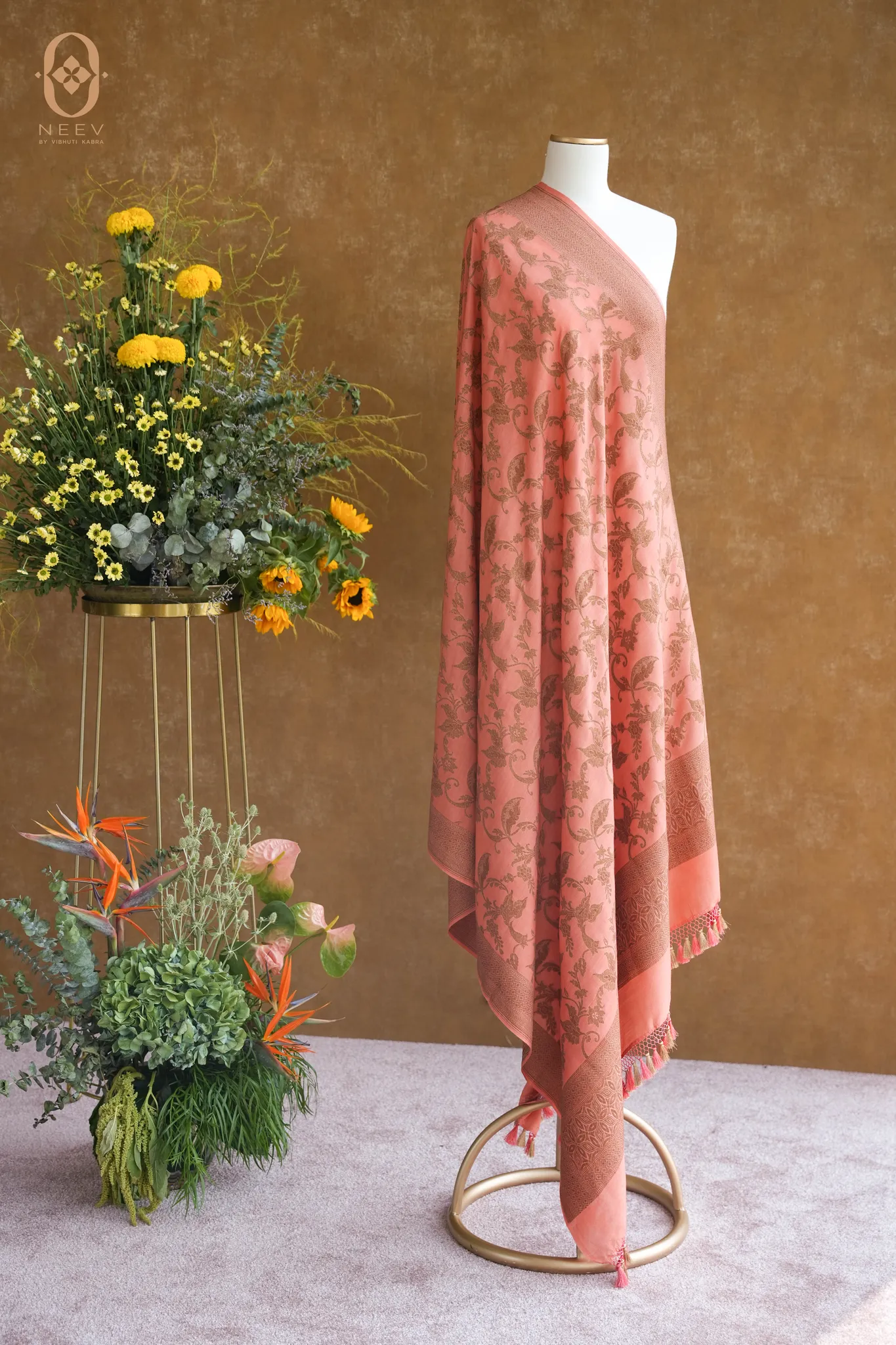 Munga Silk Jaal Dupatta