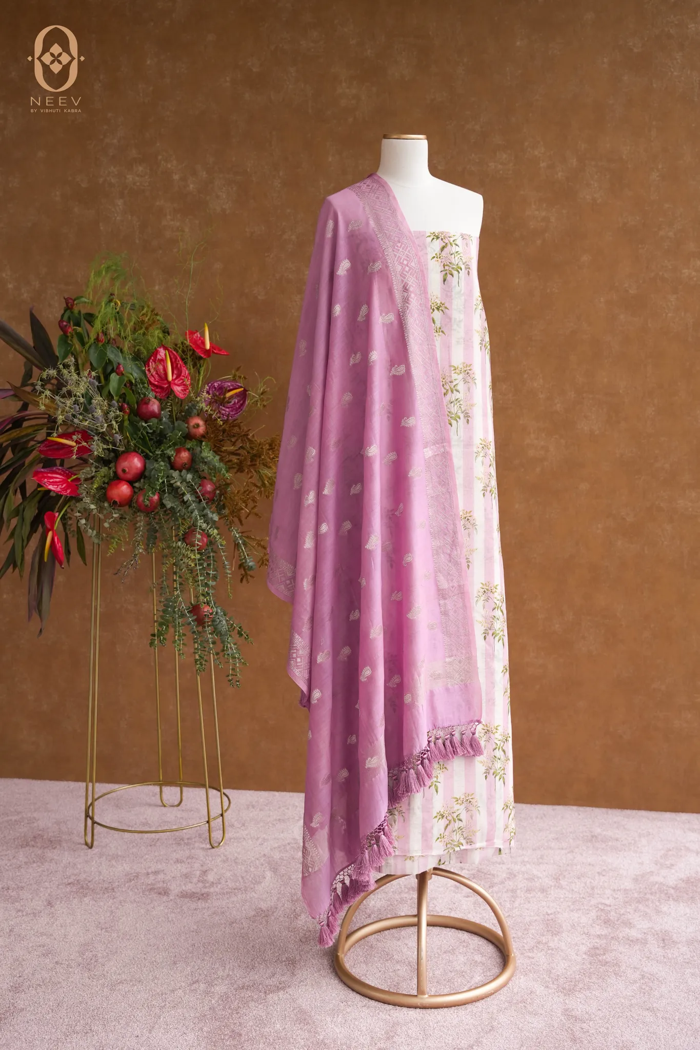 Printed Cotton Suit Set