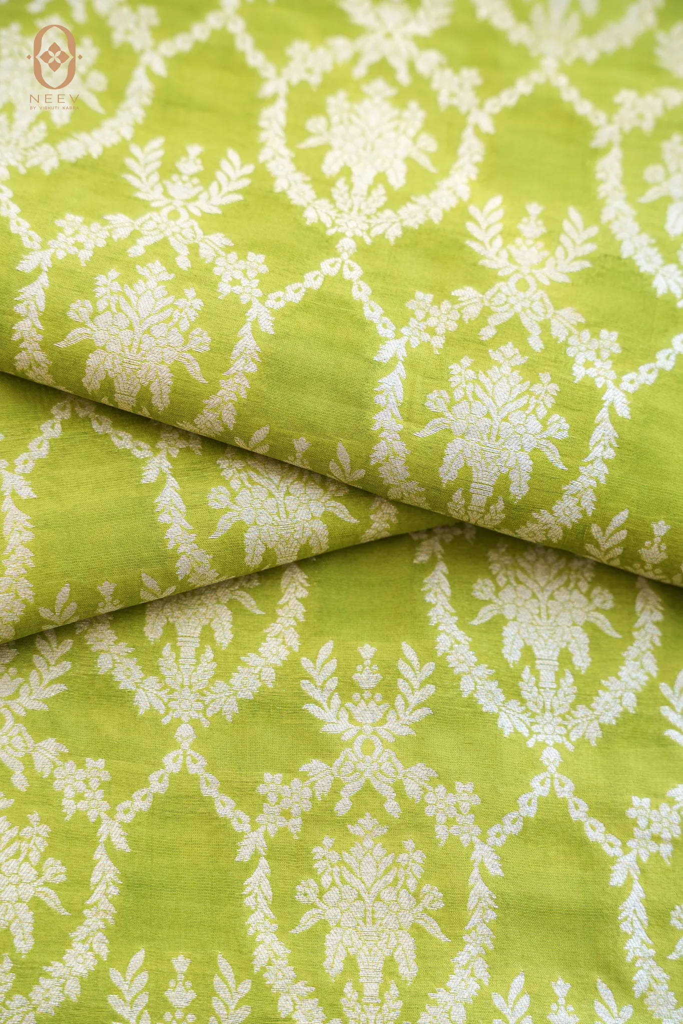 Festive Chinia Jaal Fabric