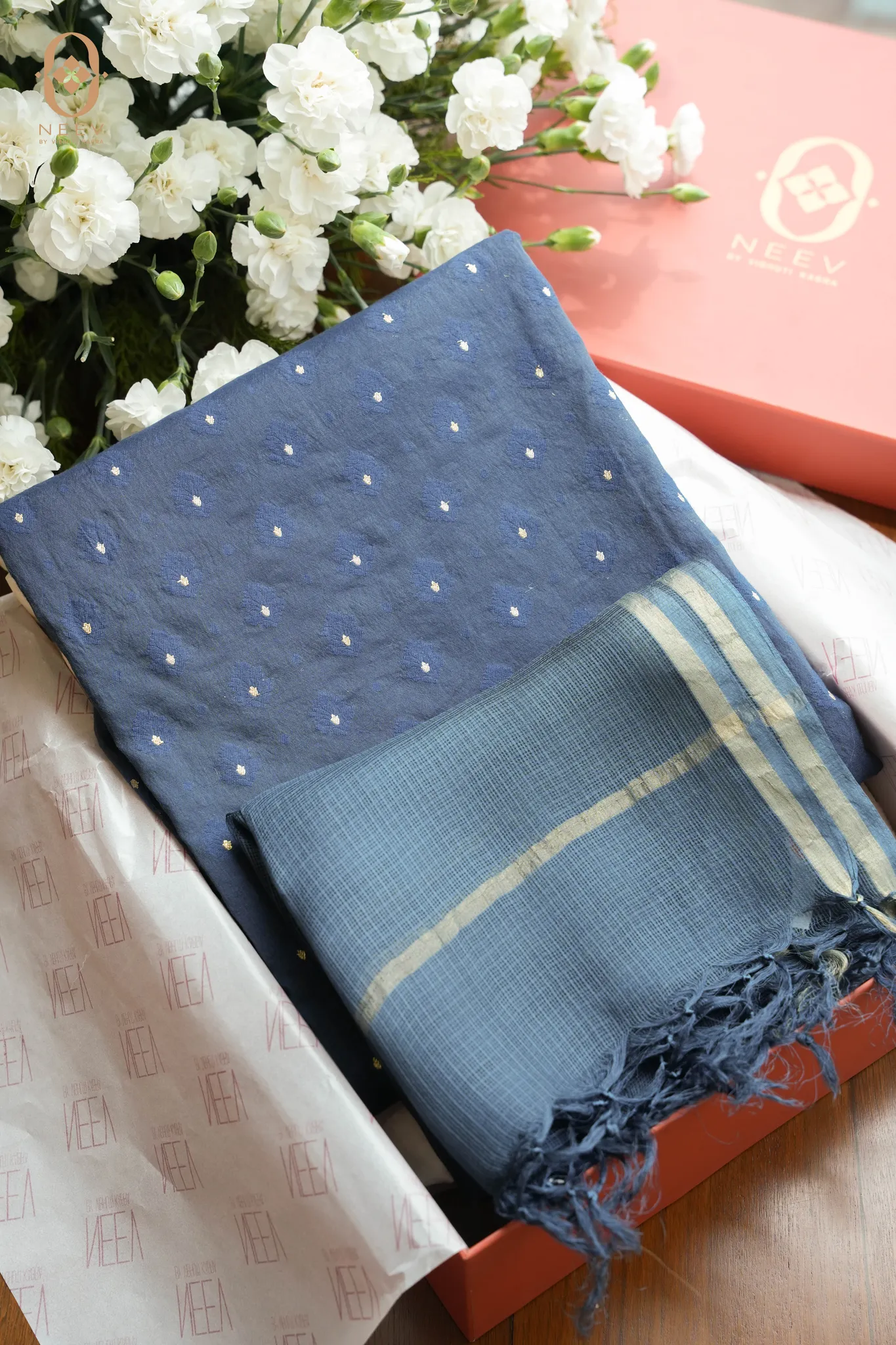 Cotton Jacqard Suit Set