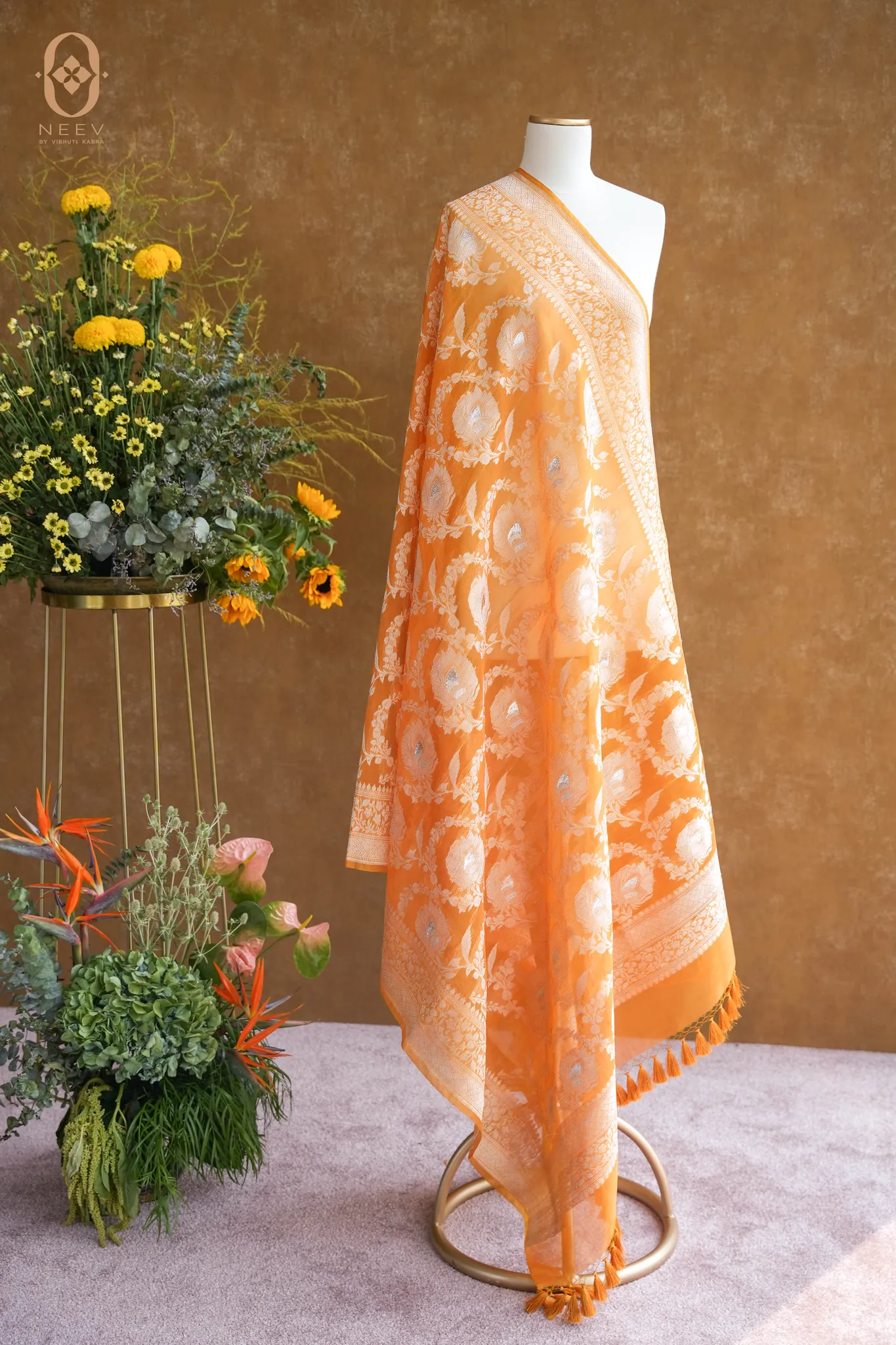 Sona Kora Silk Dupatta