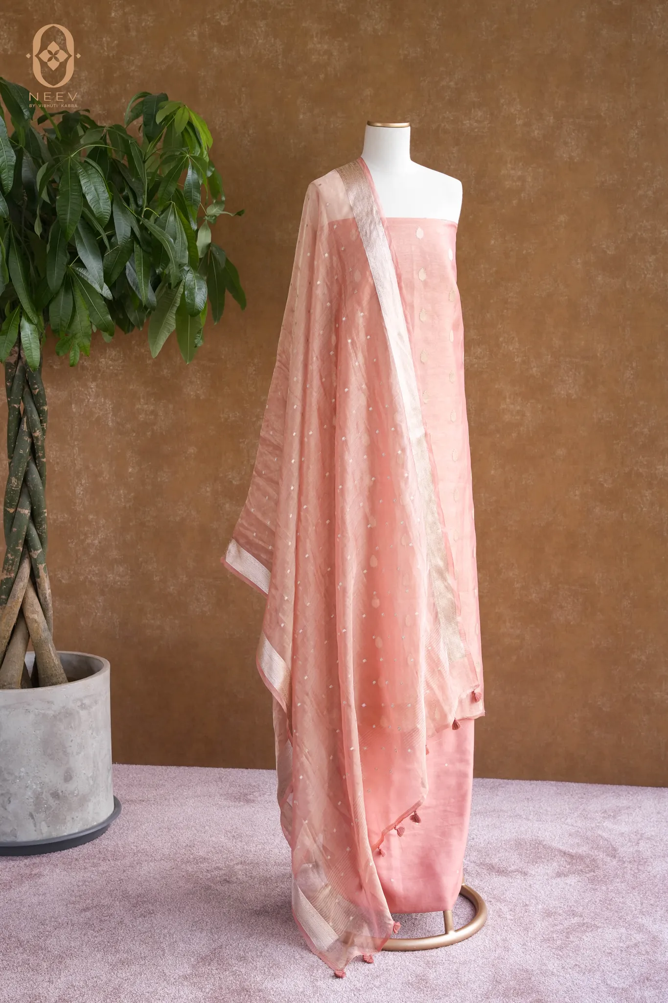 Tissue Silk Suit Set