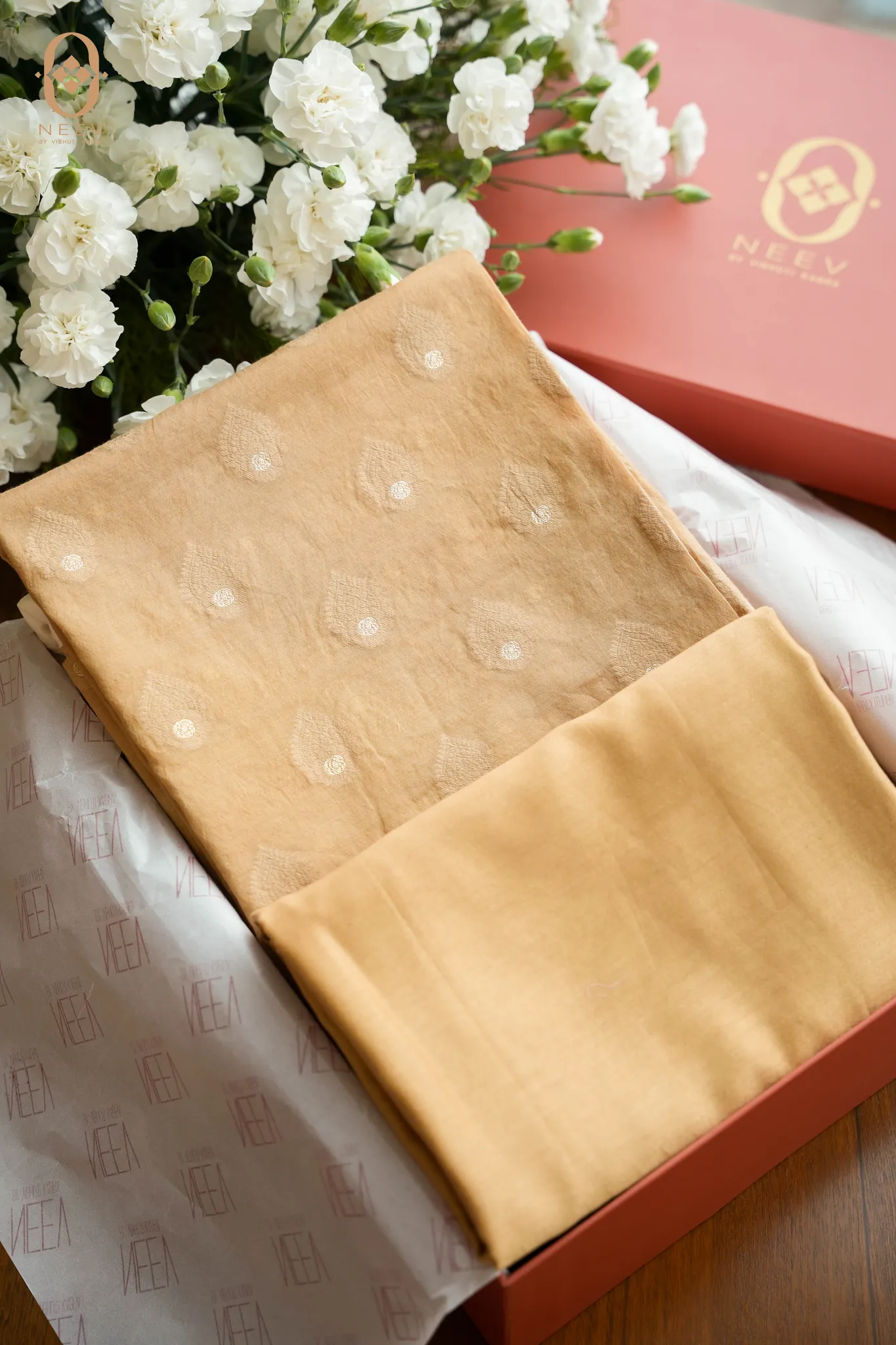 Cotton Jacqard Suit Set