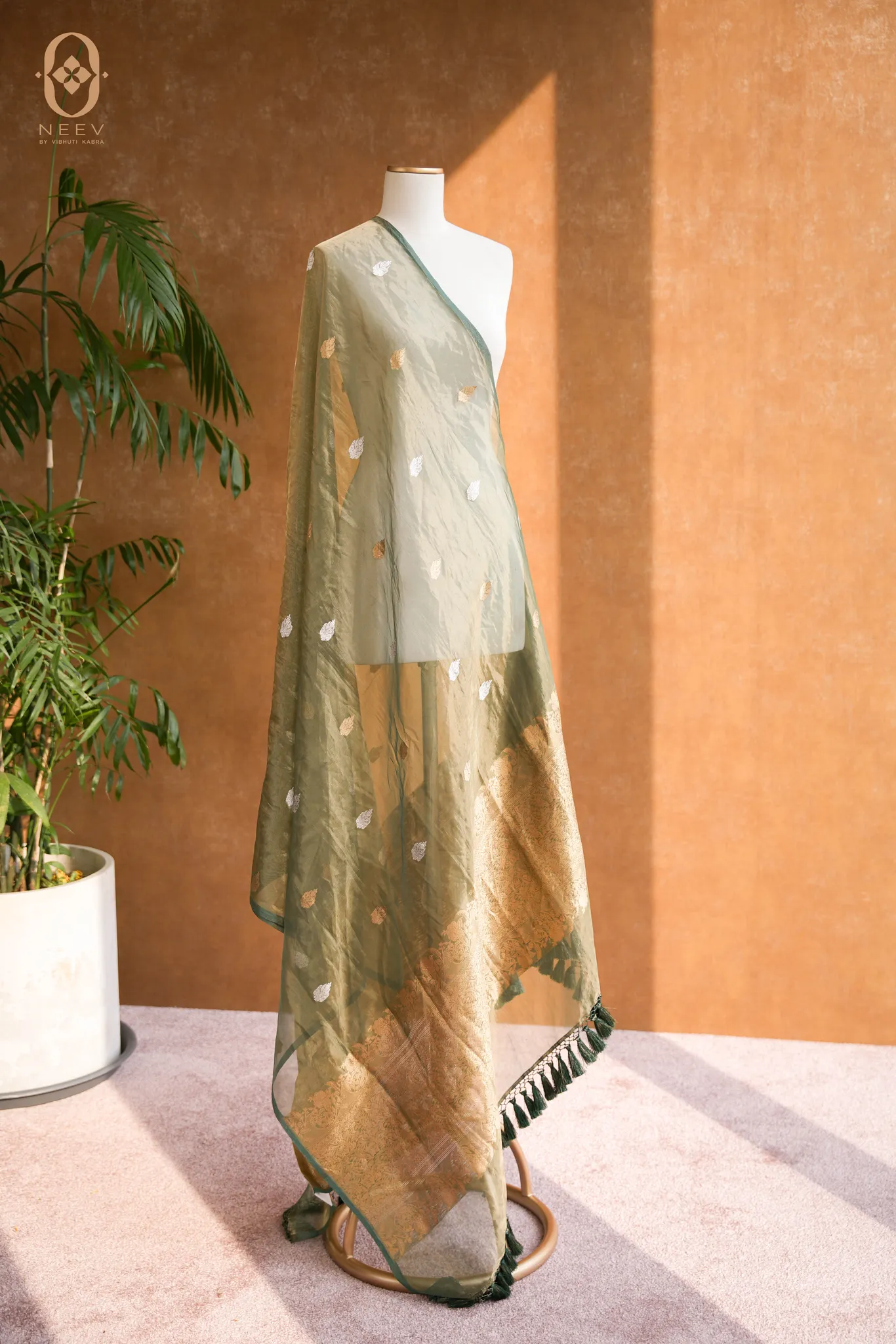 Kanjivaram Tissue Dupatta