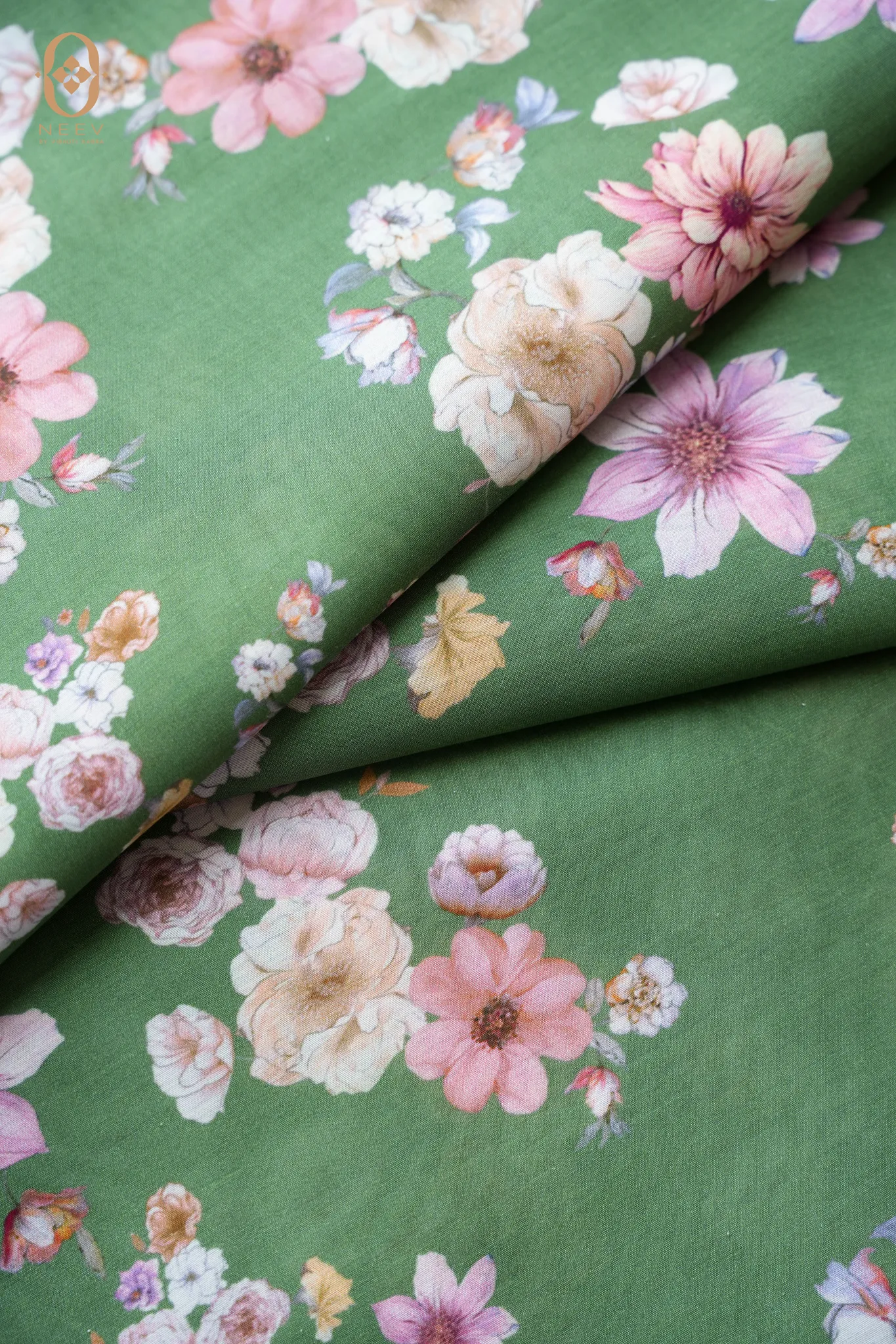 Chinia Silk Printed Fabric